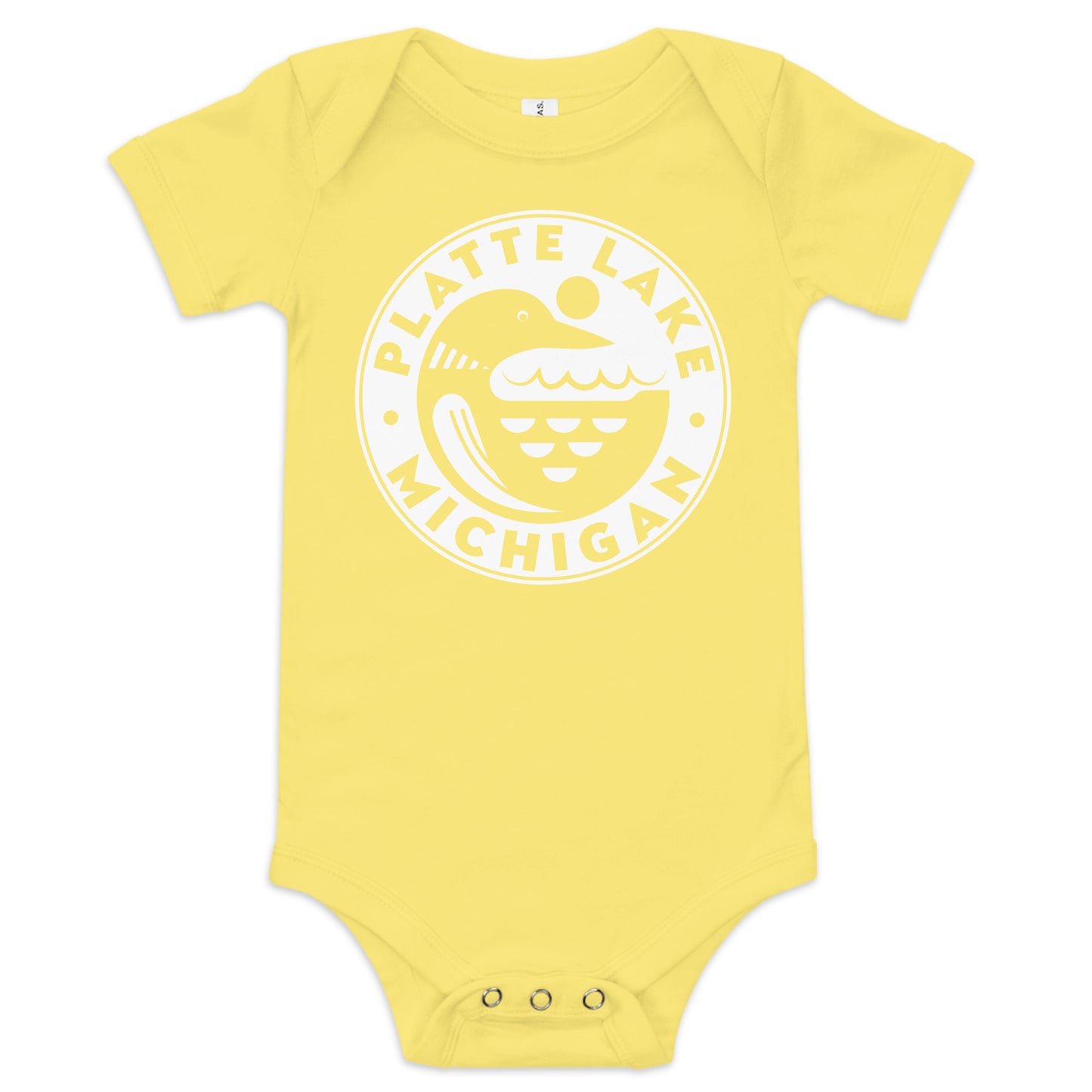 Baby short sleeve one piece (Loon circle)