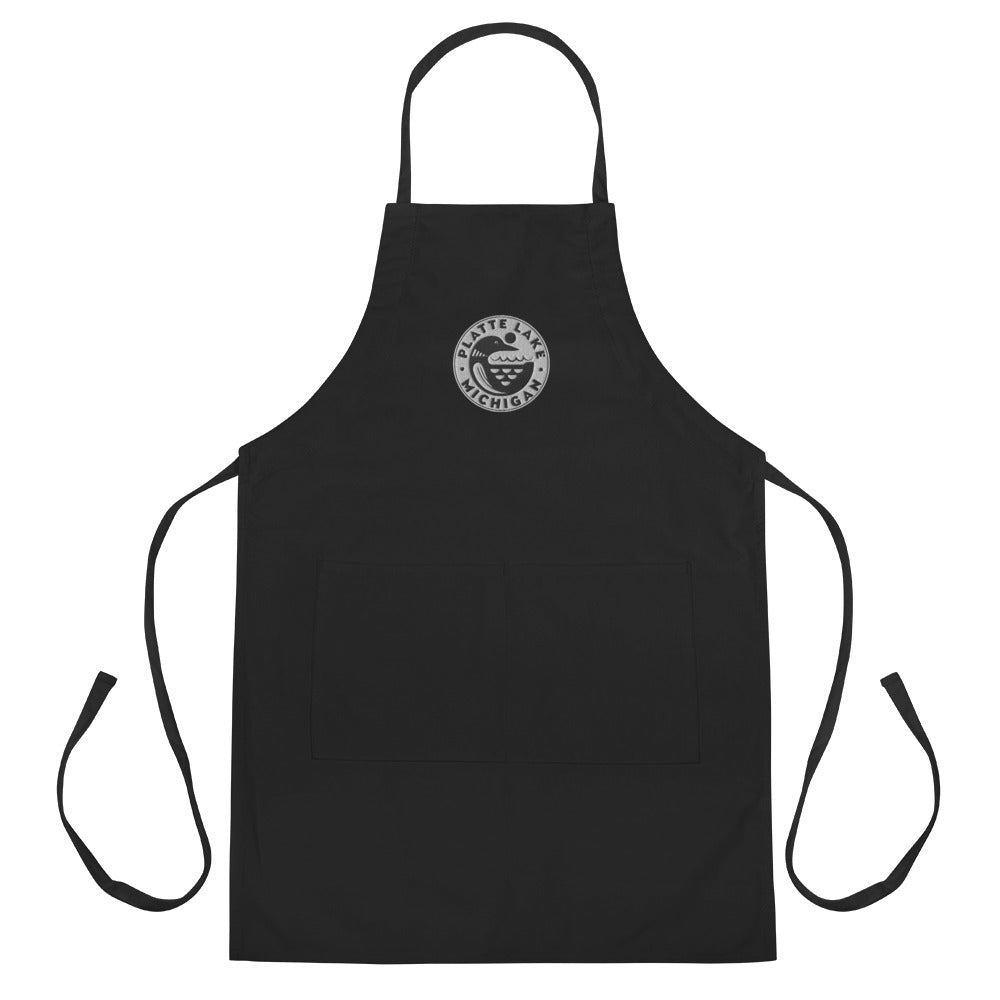 Embroidered Loon Apron