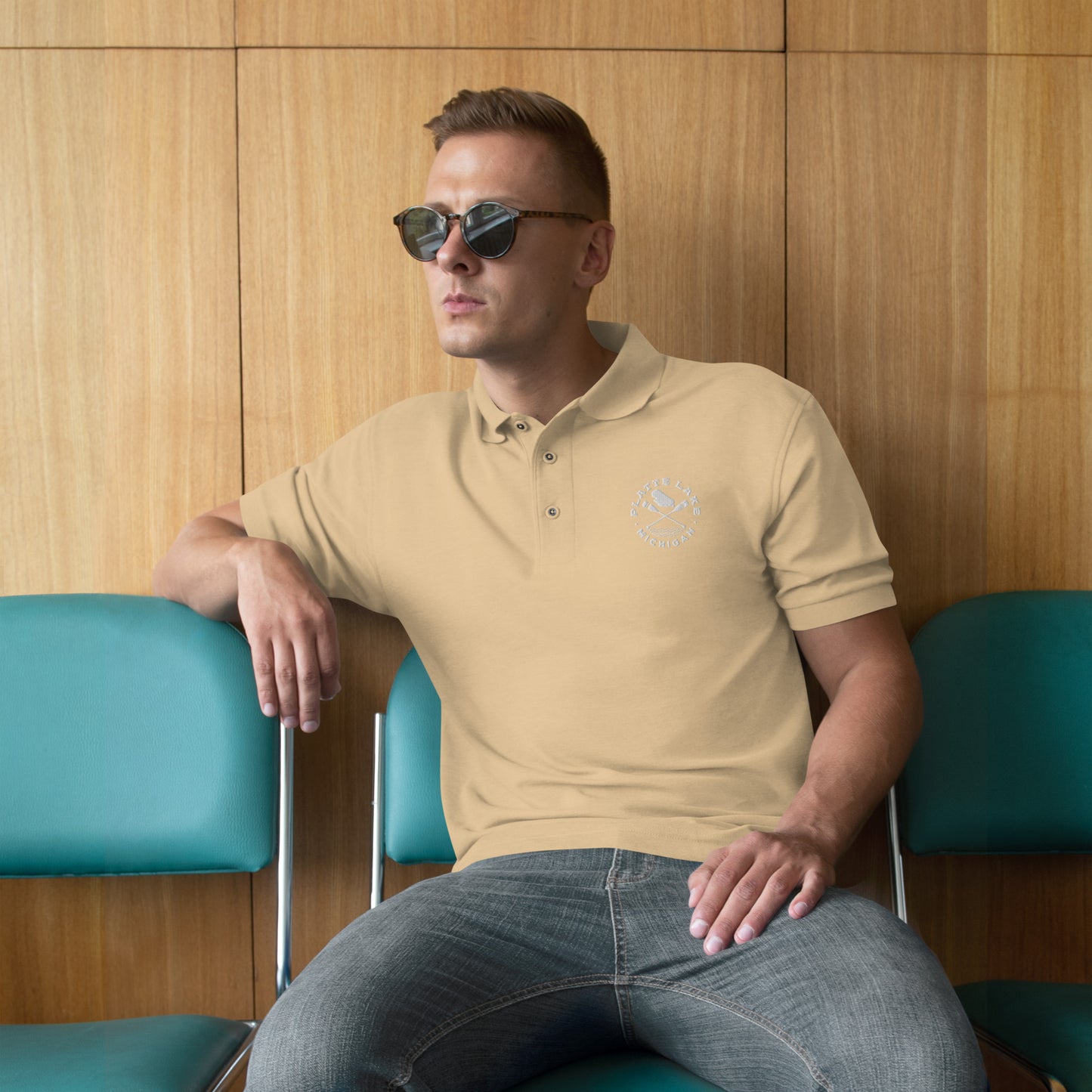 Platte paddle Men's Premium Polo