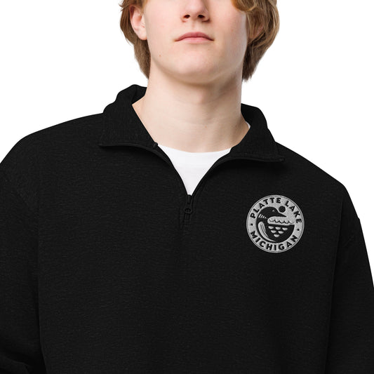 Loon circle Unisex Fleece Pullover (Embroidered)