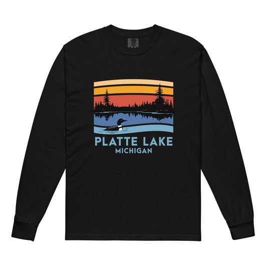 Platte color long sleeve - Unisex (Comfort Color) t-shirt