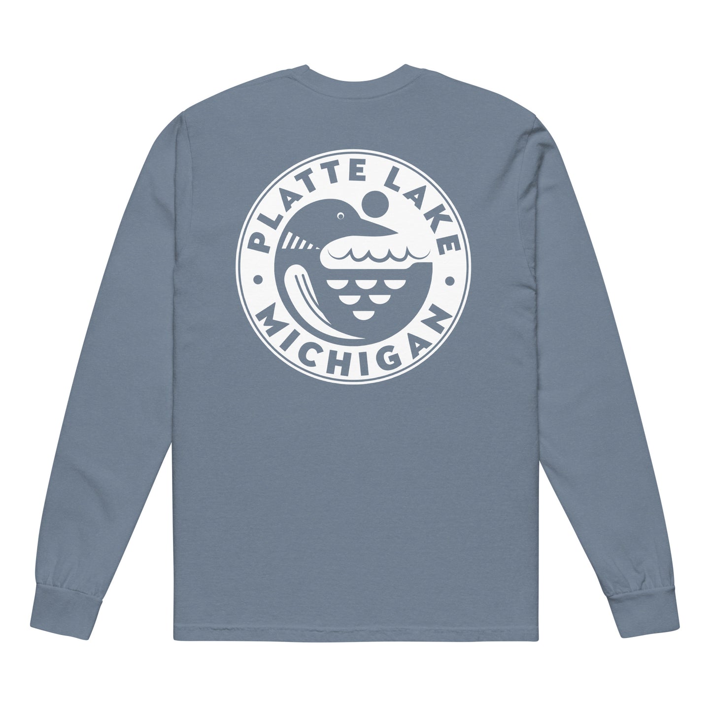 Circle Loon (front & back) long sleeve - Unisex (Comfort Color) t-shirt