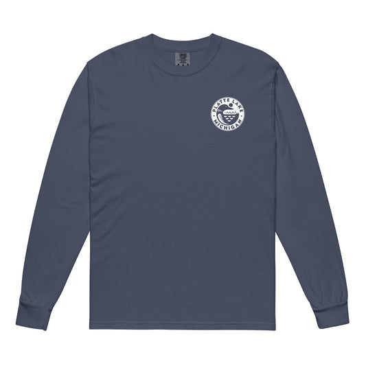Circle Loon (front & back) long sleeve - Unisex (Comfort Color) t-shirt