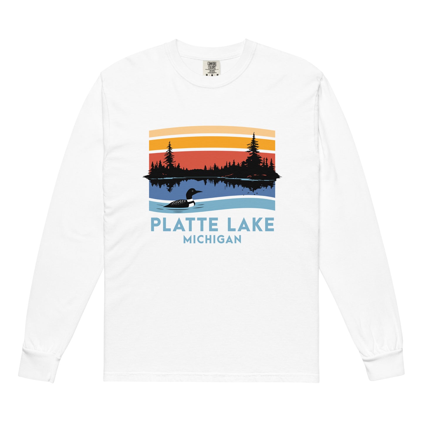 Platte color long sleeve - Unisex (Comfort Color) t-shirt