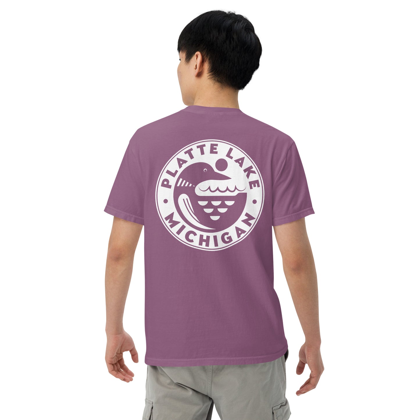 Loon Circle Unisex (Comfort Color) garment-dyed t-shirt