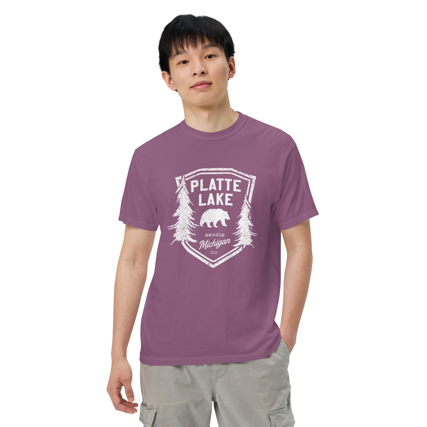 Platte Bear - Unisex (Comfort Color) t-shirt