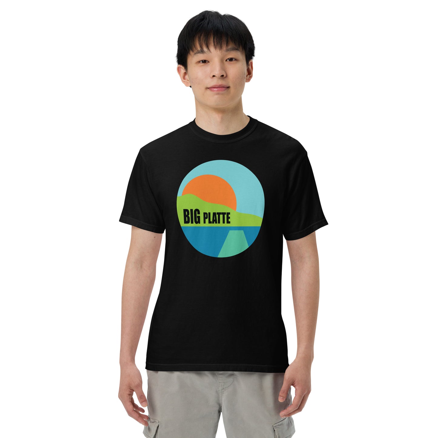 Big Platte Unisex garment-dyed heavyweight t-shirt