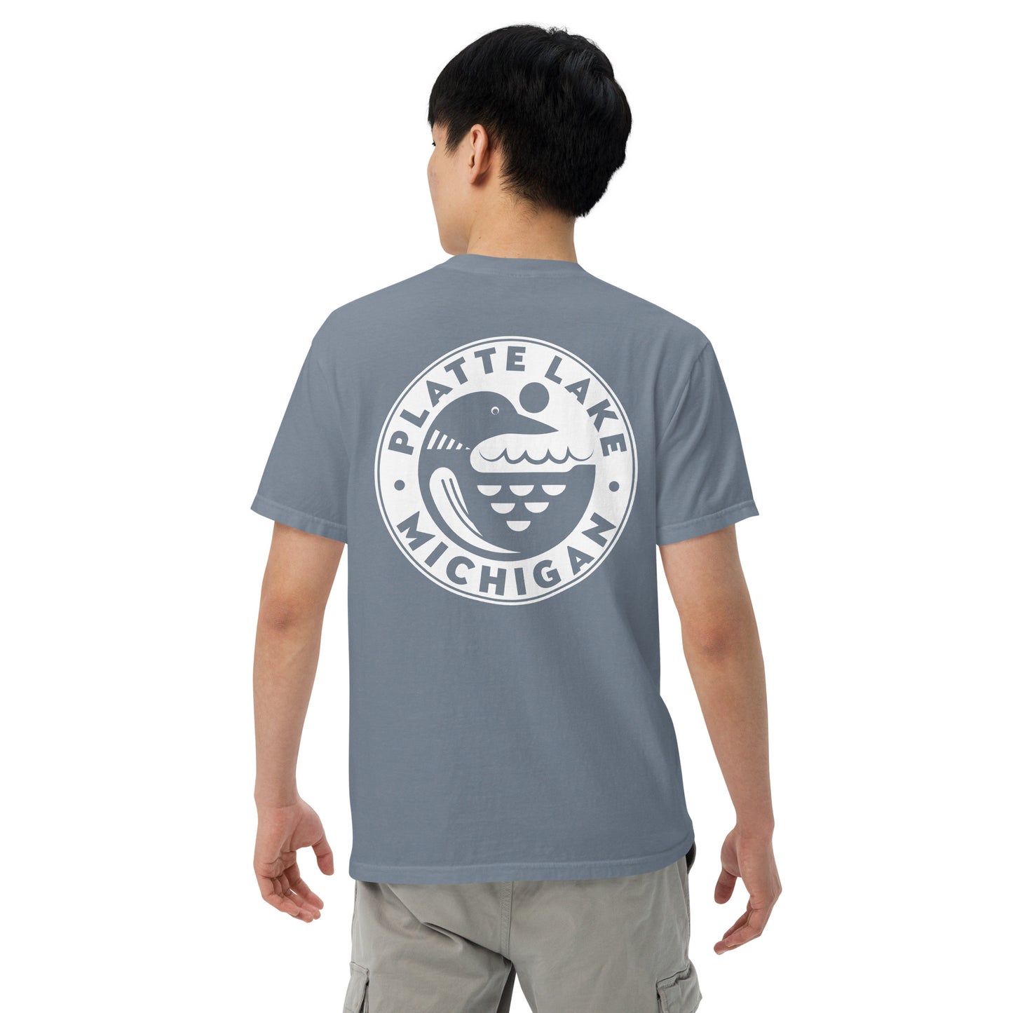 Loon Circle Unisex (Comfort Color) garment-dyed t-shirt