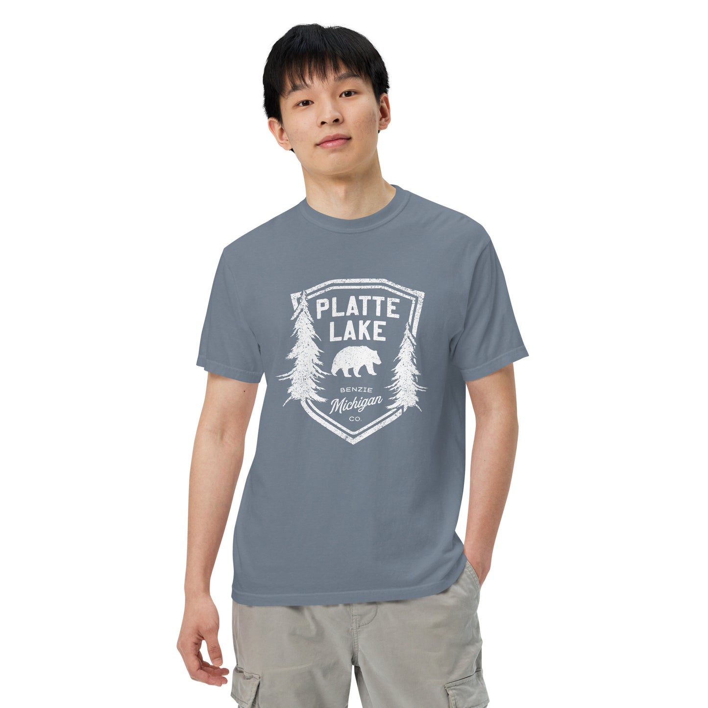 Platte Bear - Unisex (Comfort Color) t-shirt