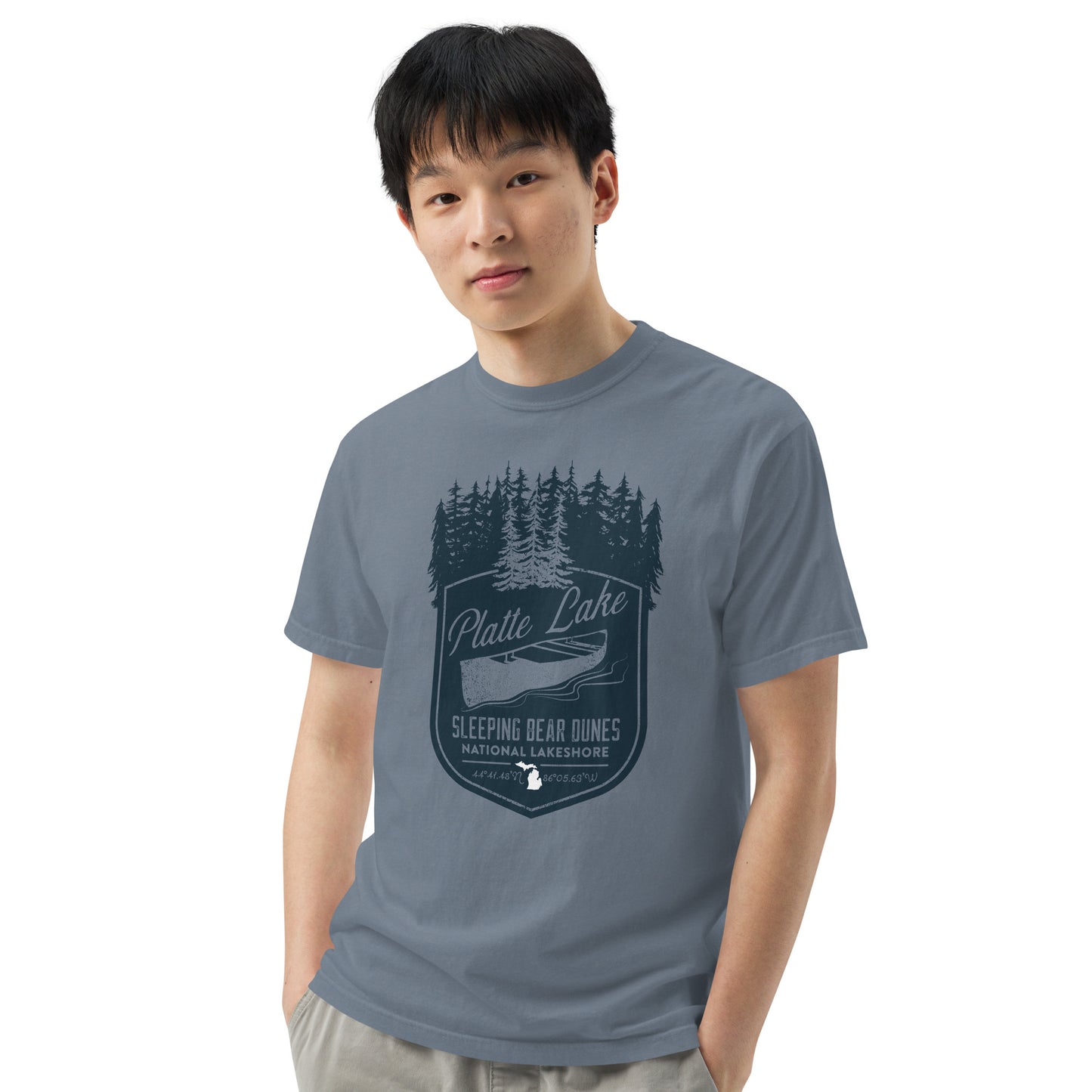 Platte canoe - Unisex (Comfort Color) garment-dyed t-shirt