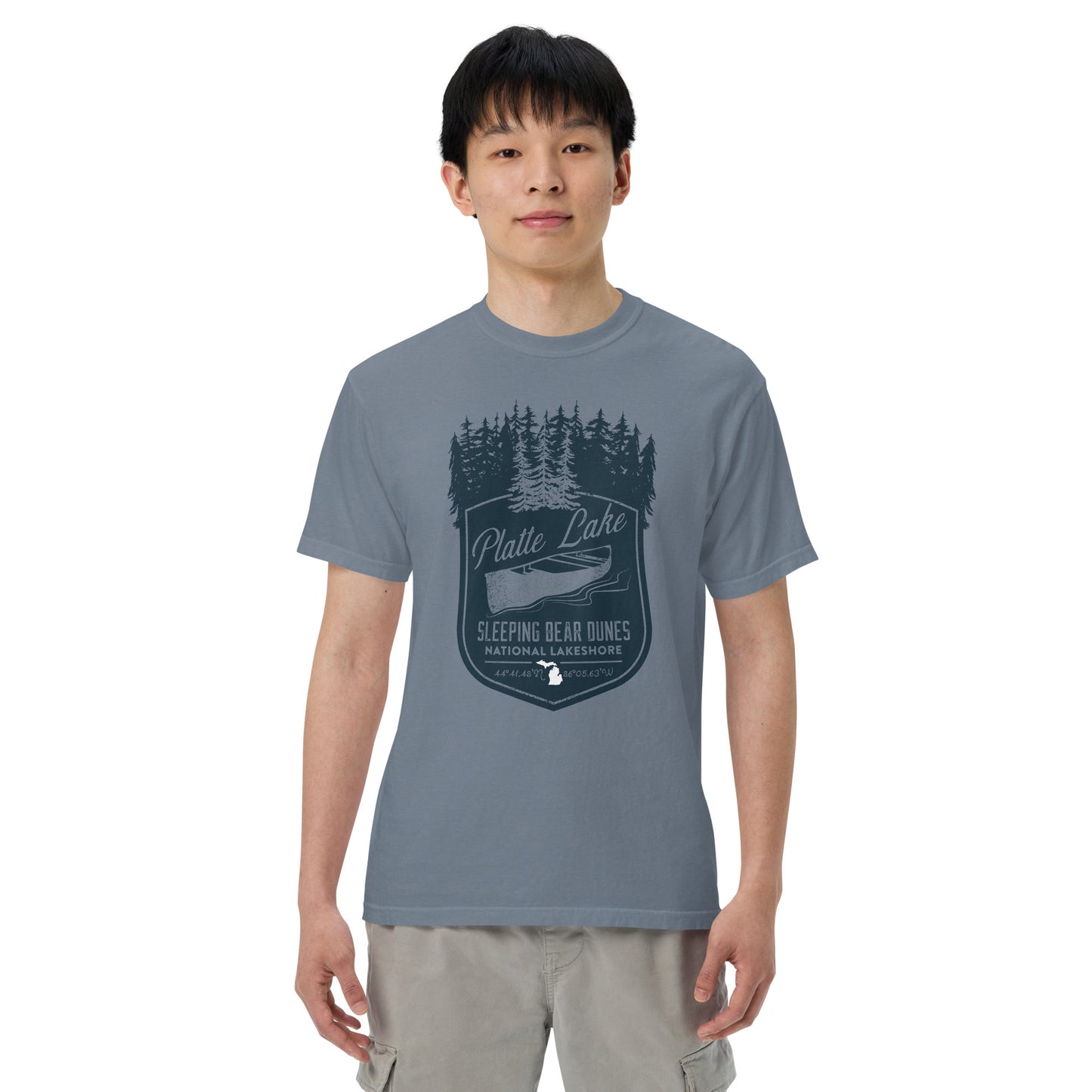 Platte canoe - Unisex (Comfort Color) garment-dyed t-shirt