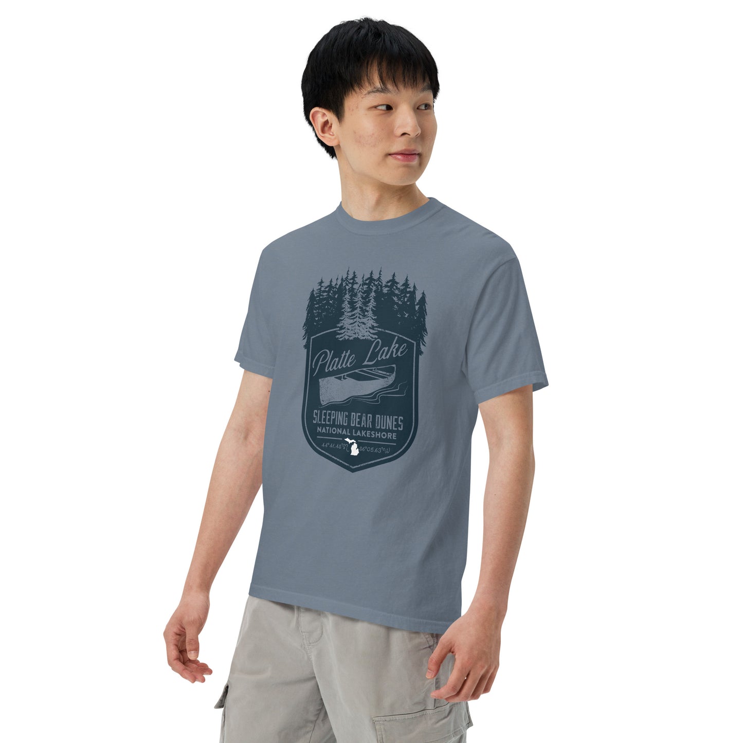 Platte canoe - Unisex (Comfort Color) garment-dyed t-shirt