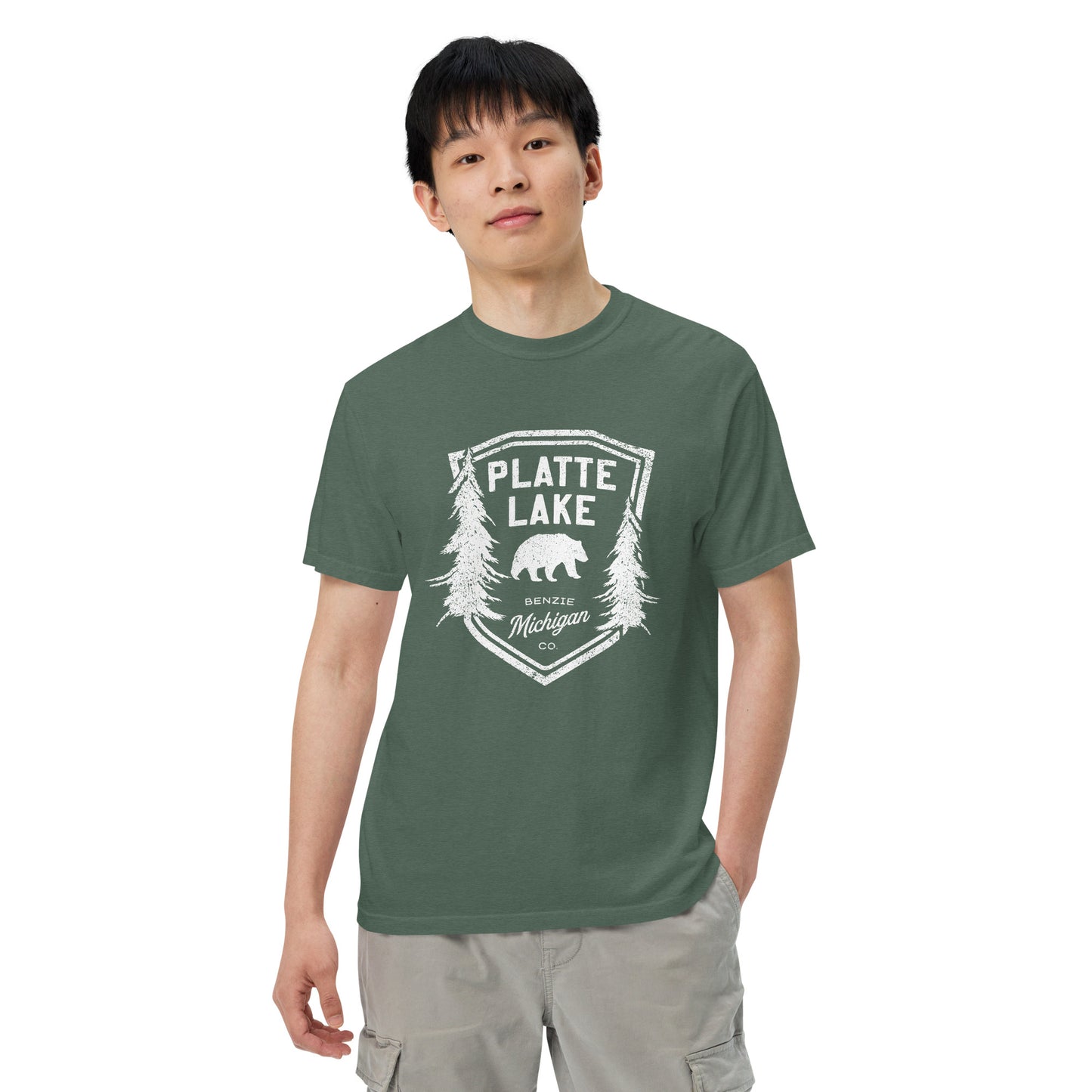 Platte Bear - Unisex (Comfort Color) t-shirt