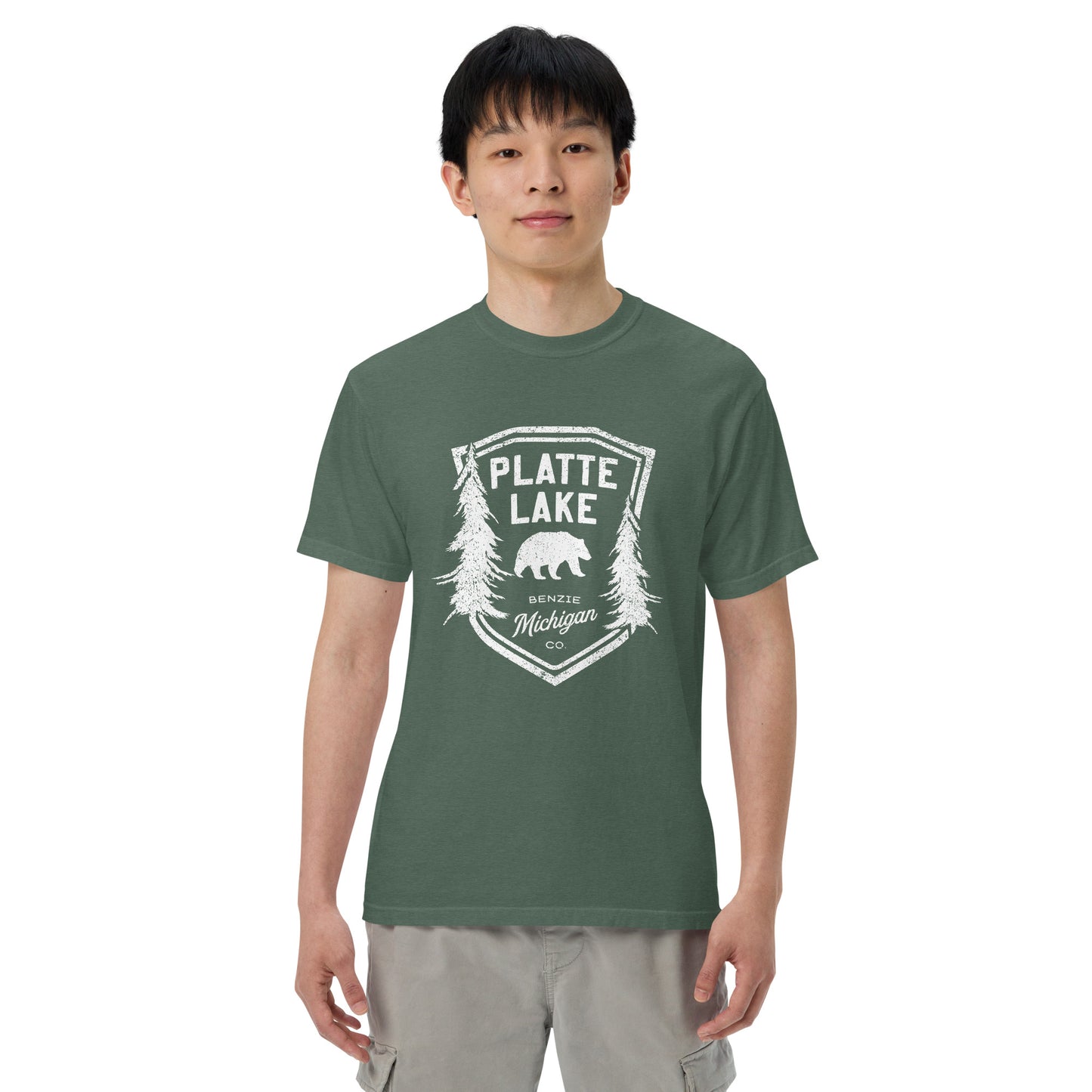 Platte Bear - Unisex (Comfort Color) t-shirt