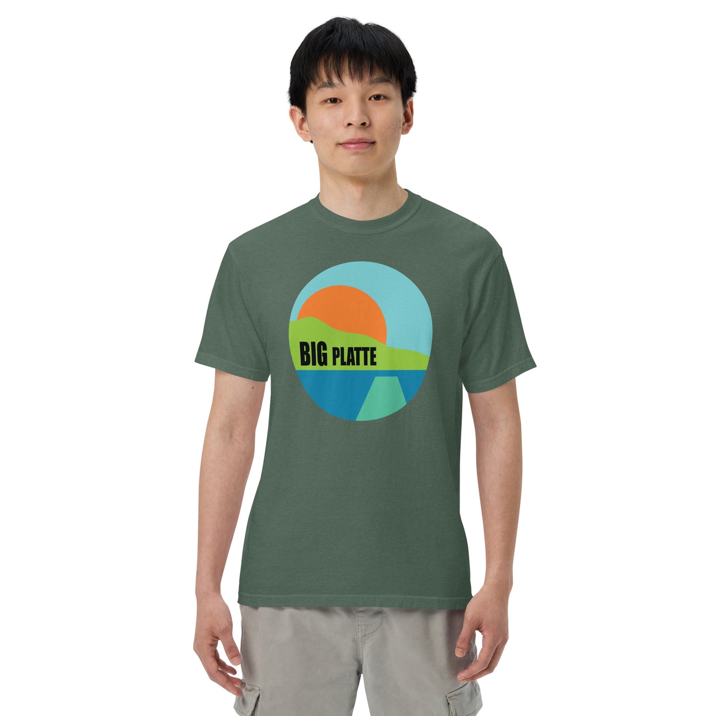 Big Platte Unisex garment-dyed heavyweight t-shirt