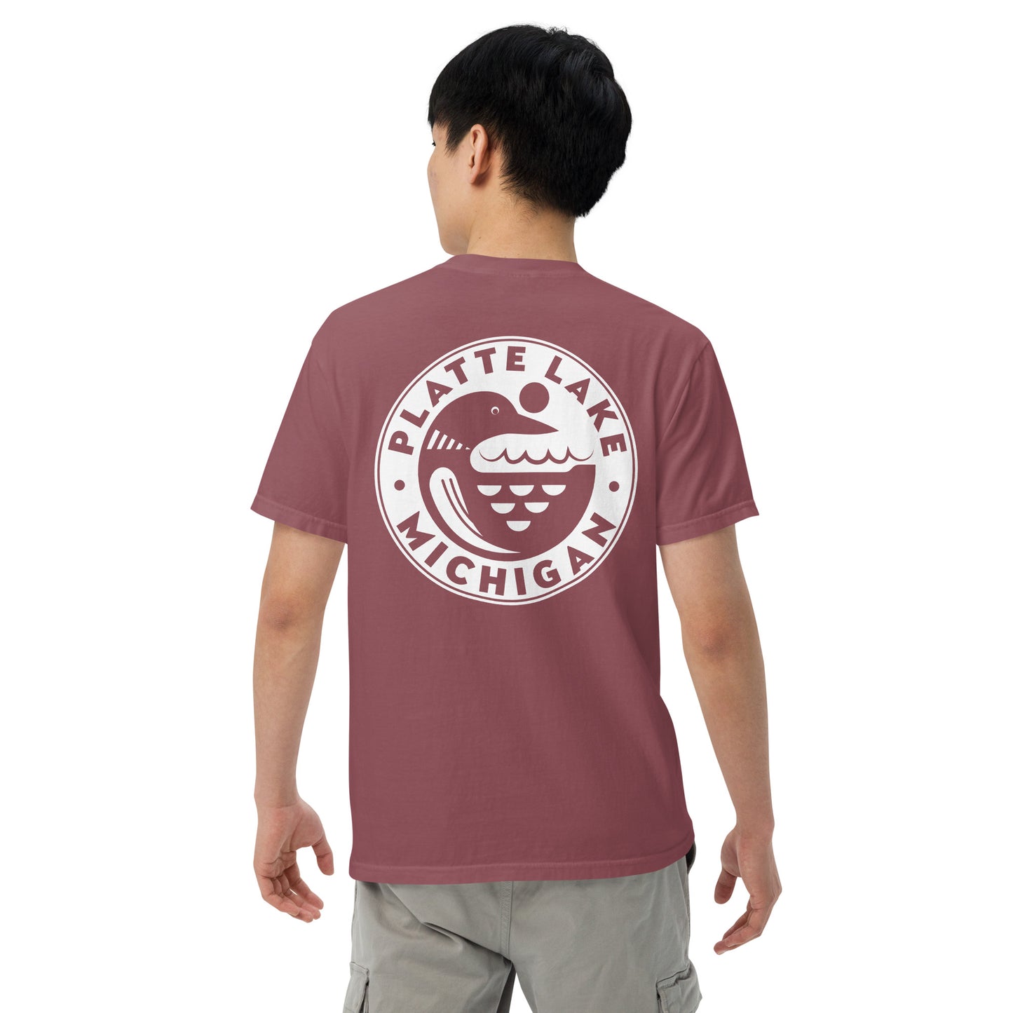 Loon Circle Unisex (Comfort Color) garment-dyed t-shirt