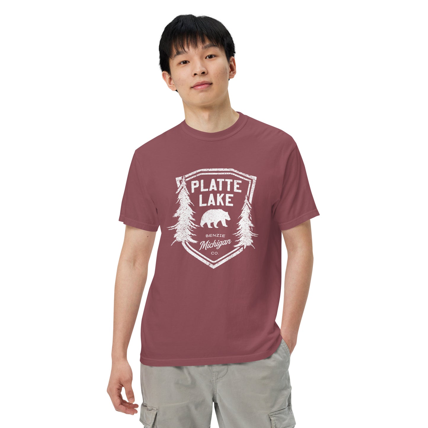Platte Bear - Unisex (Comfort Color) t-shirt