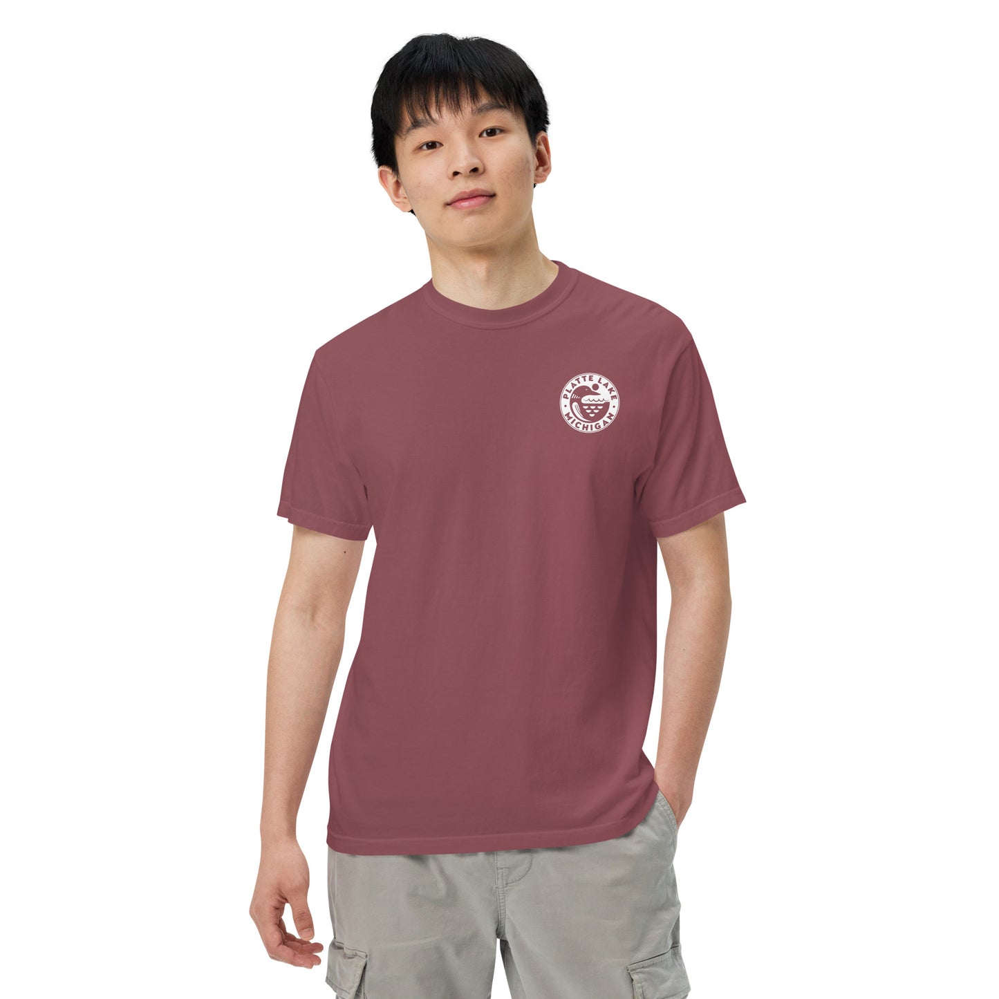 Loon Circle Unisex (Comfort Color) garment-dyed t-shirt