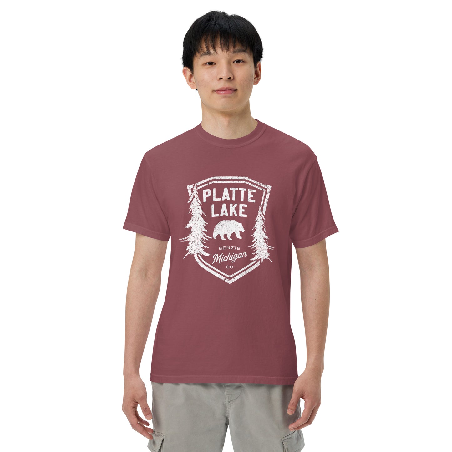 Platte Bear - Unisex (Comfort Color) t-shirt