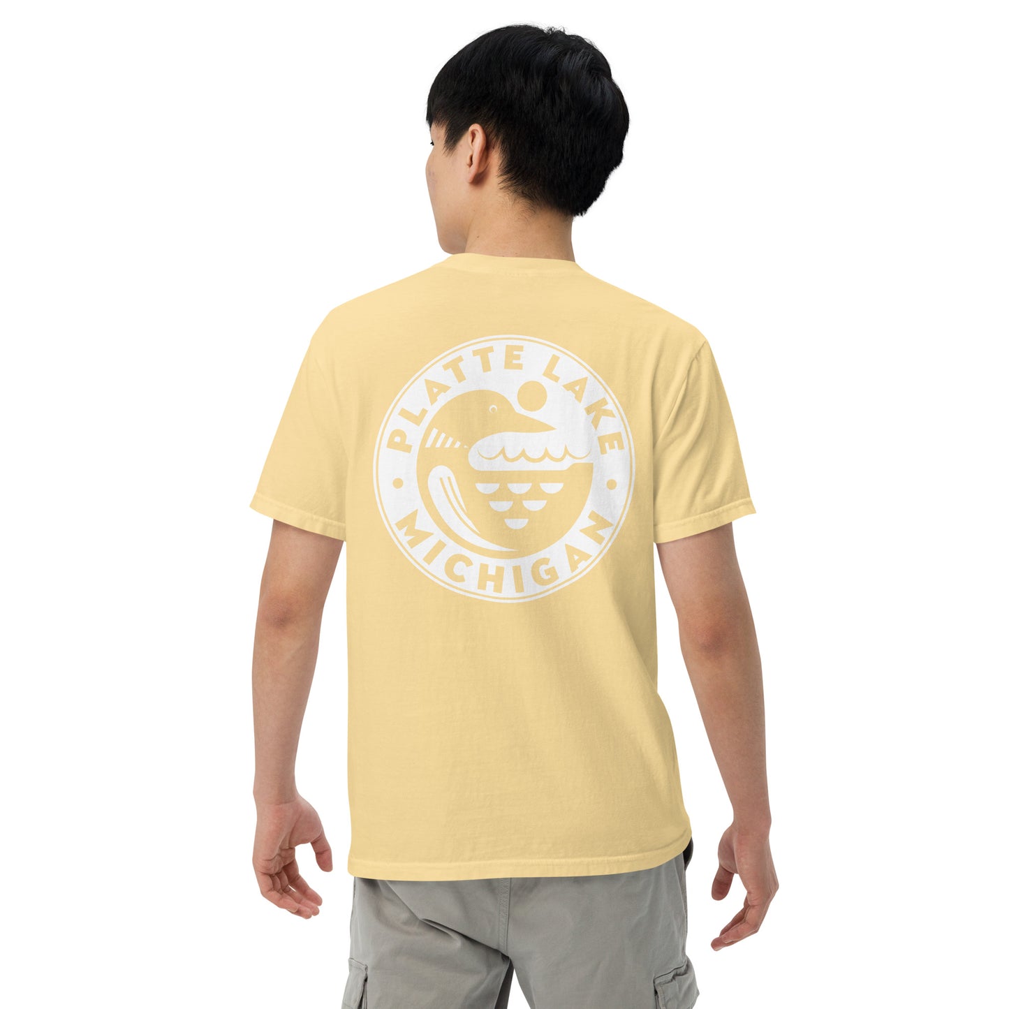 Loon Circle Unisex (Comfort Color) garment-dyed t-shirt