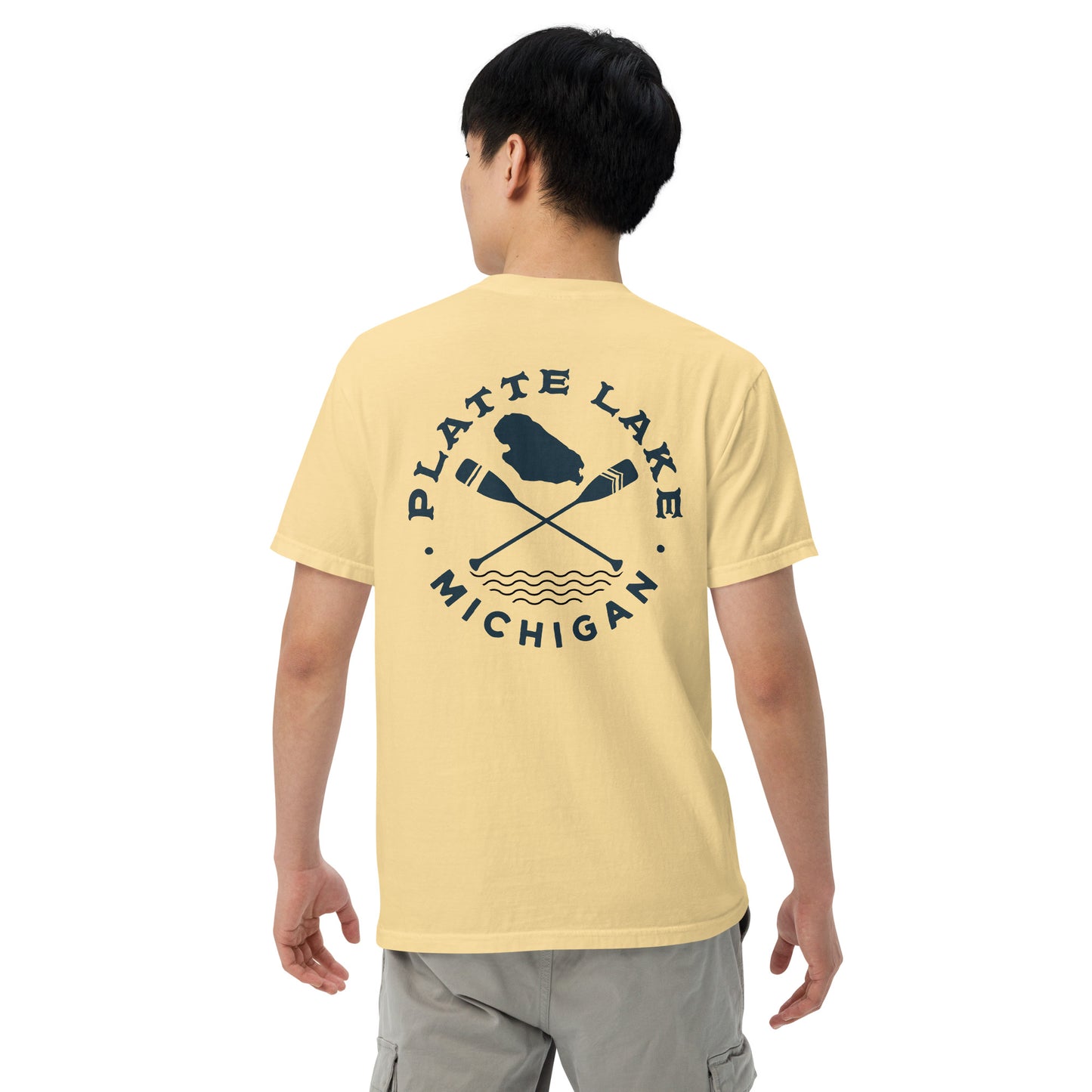 Platte Cross Paddles Unisex (Comfort Colors) t-shirt