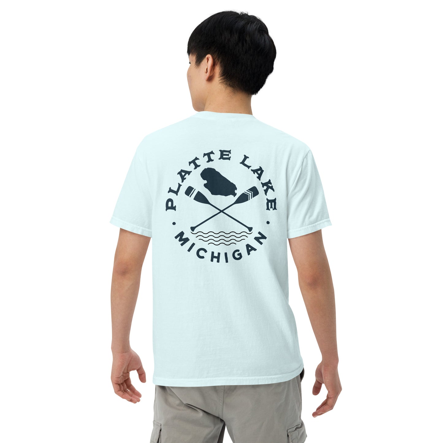 Platte Cross Paddles Unisex (Comfort Colors) t-shirt