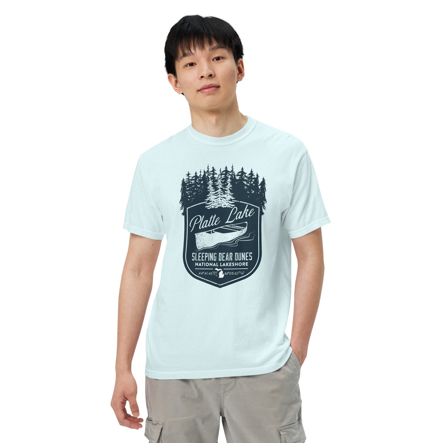 Platte canoe - Unisex (Comfort Color) garment-dyed t-shirt