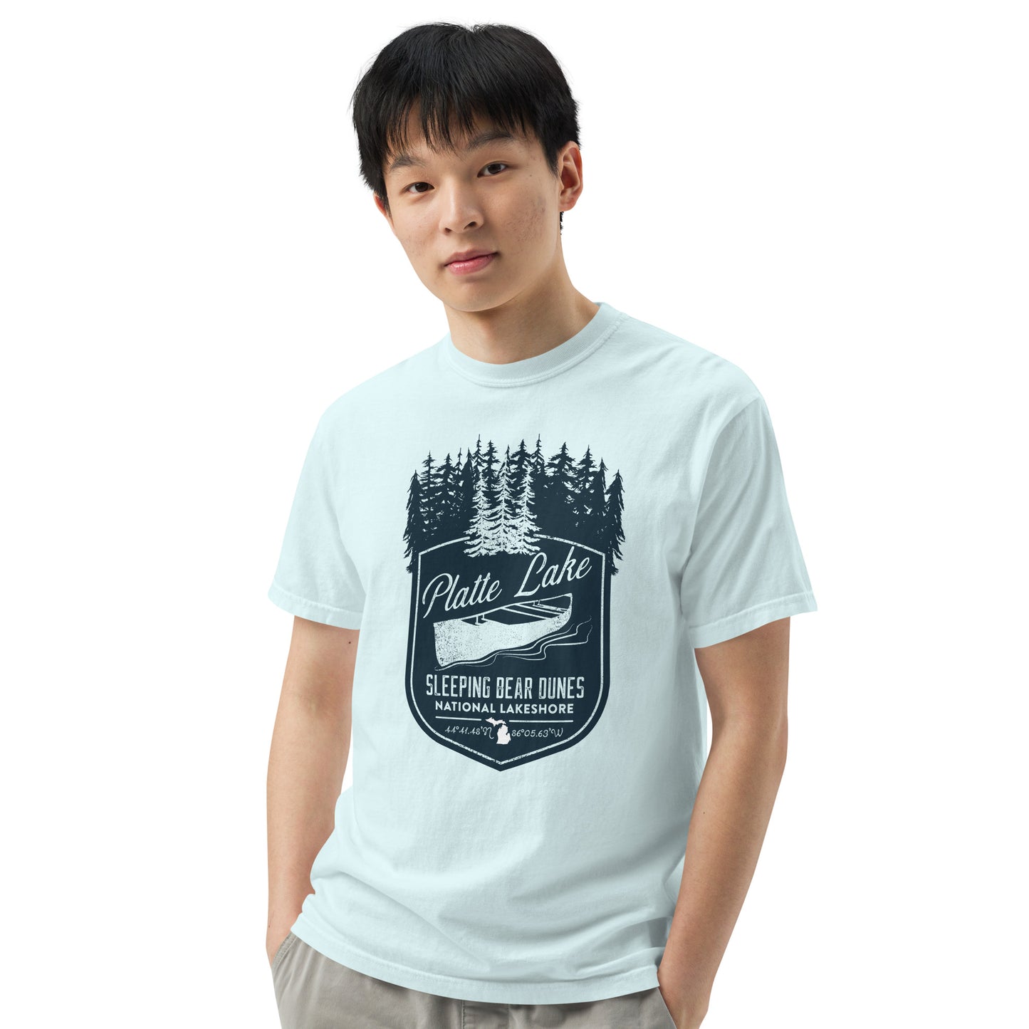 Platte canoe - Unisex (Comfort Color) garment-dyed t-shirt
