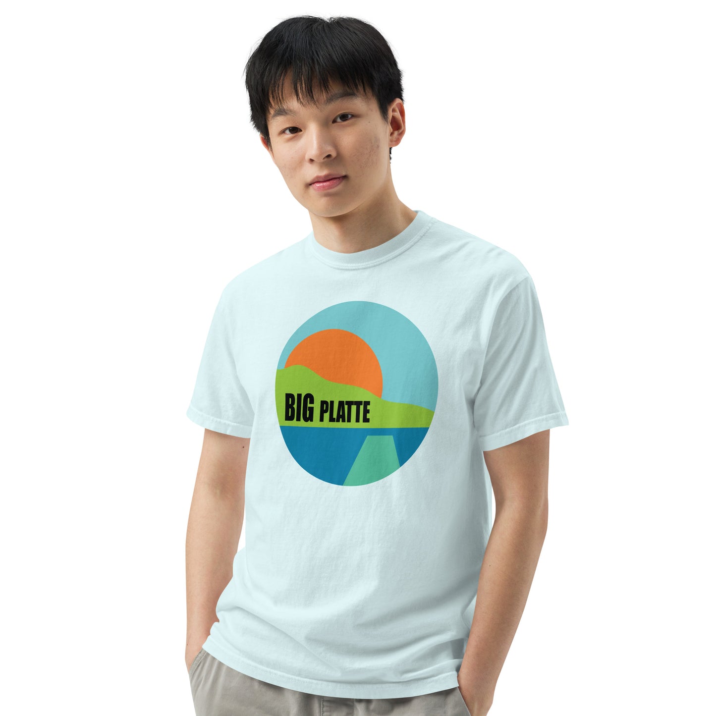 Big Platte Unisex garment-dyed heavyweight t-shirt