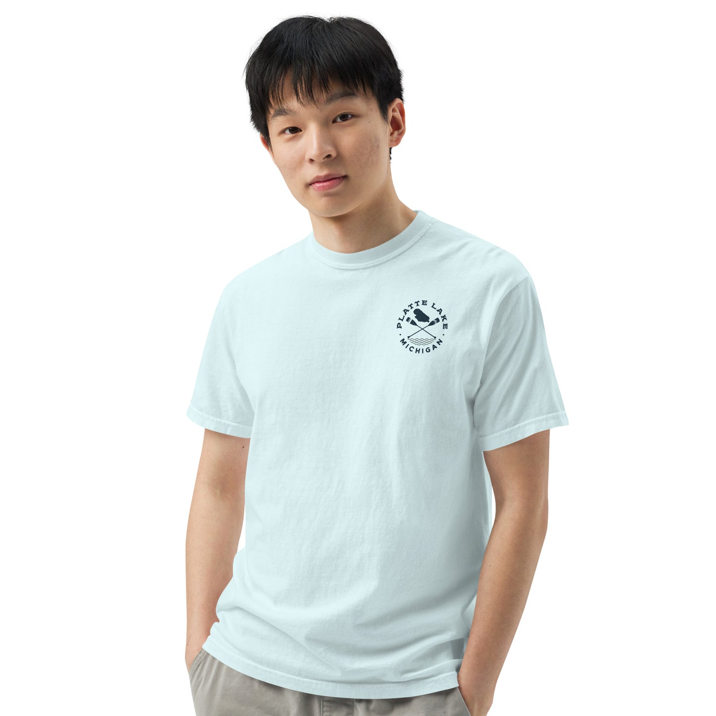 Platte Cross Paddles Unisex (Comfort Colors) t-shirt