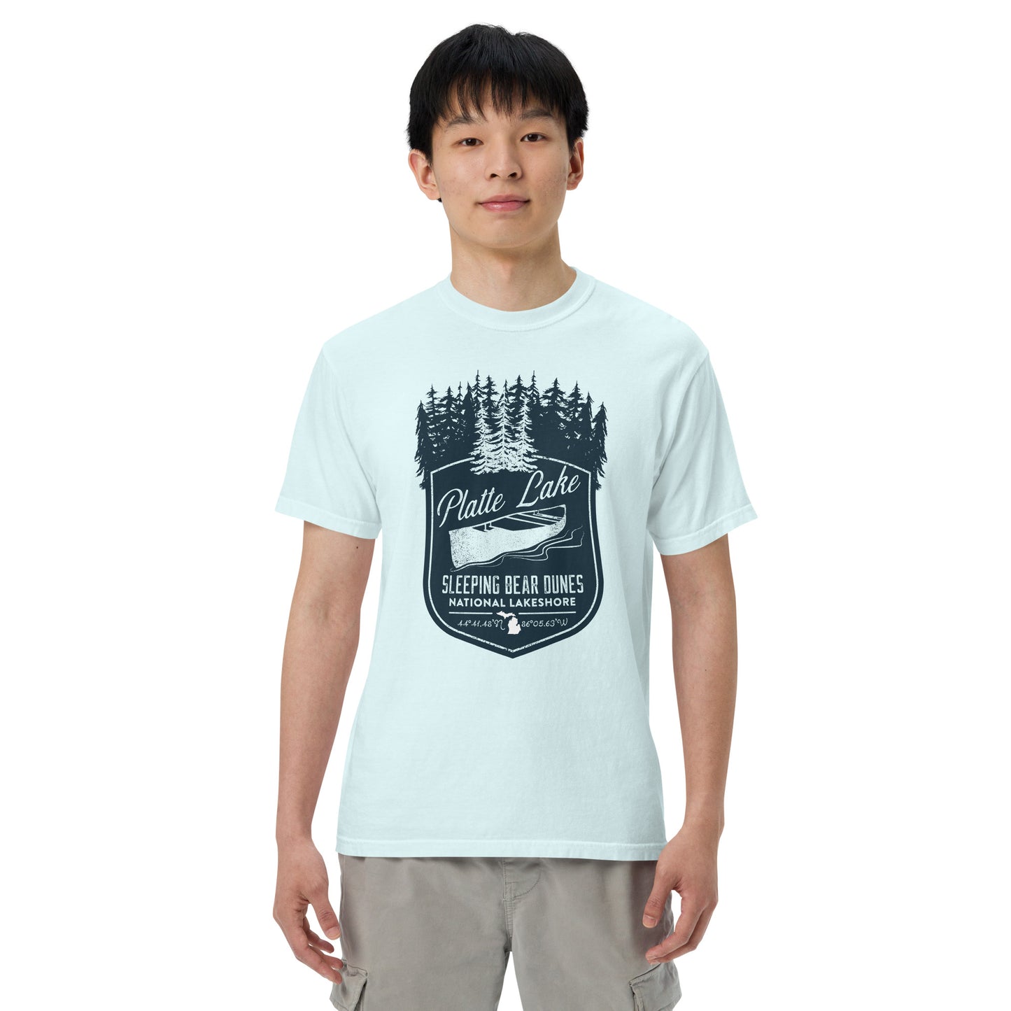 Platte canoe - Unisex (Comfort Color) garment-dyed t-shirt