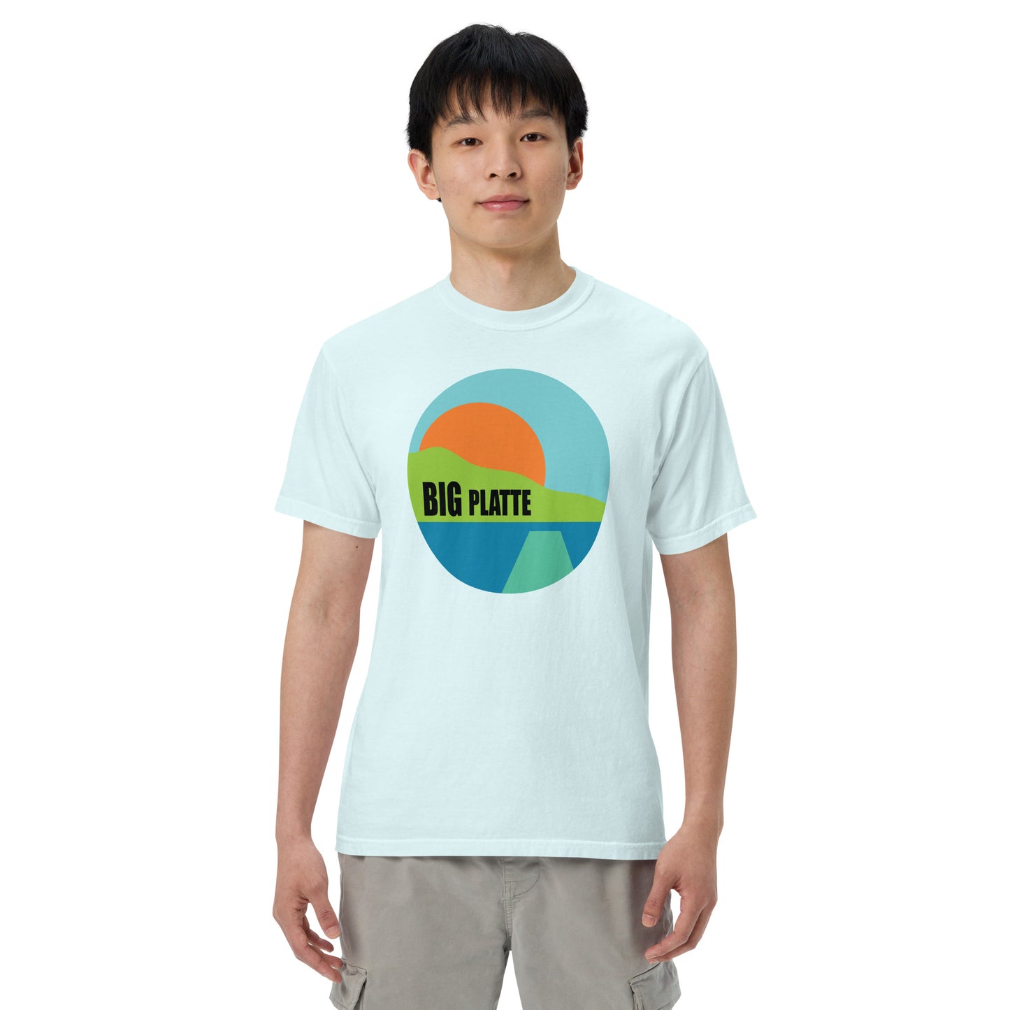 Big Platte Unisex garment-dyed heavyweight t-shirt