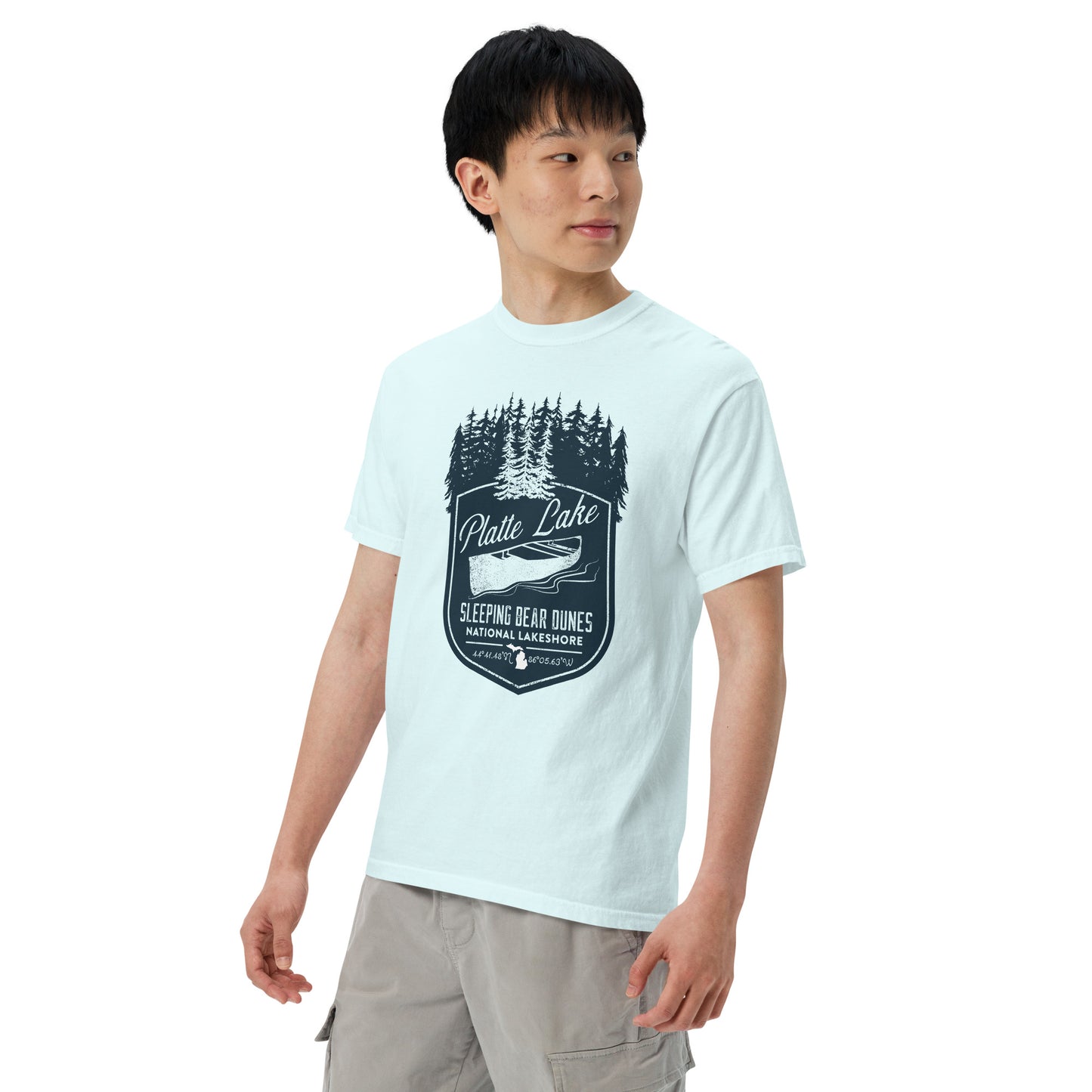 Platte canoe - Unisex (Comfort Color) garment-dyed t-shirt