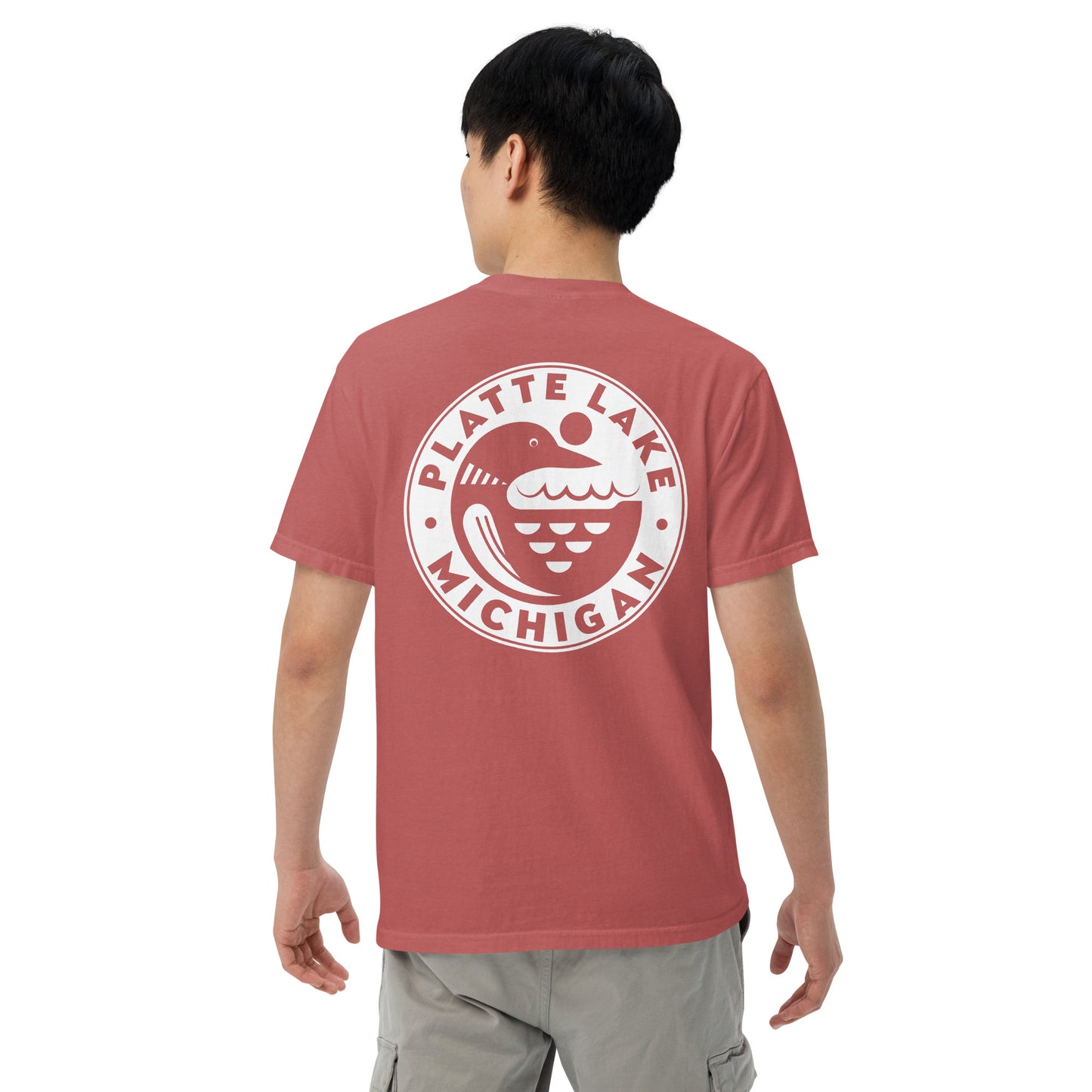 Loon Circle Unisex (Comfort Color) garment-dyed t-shirt