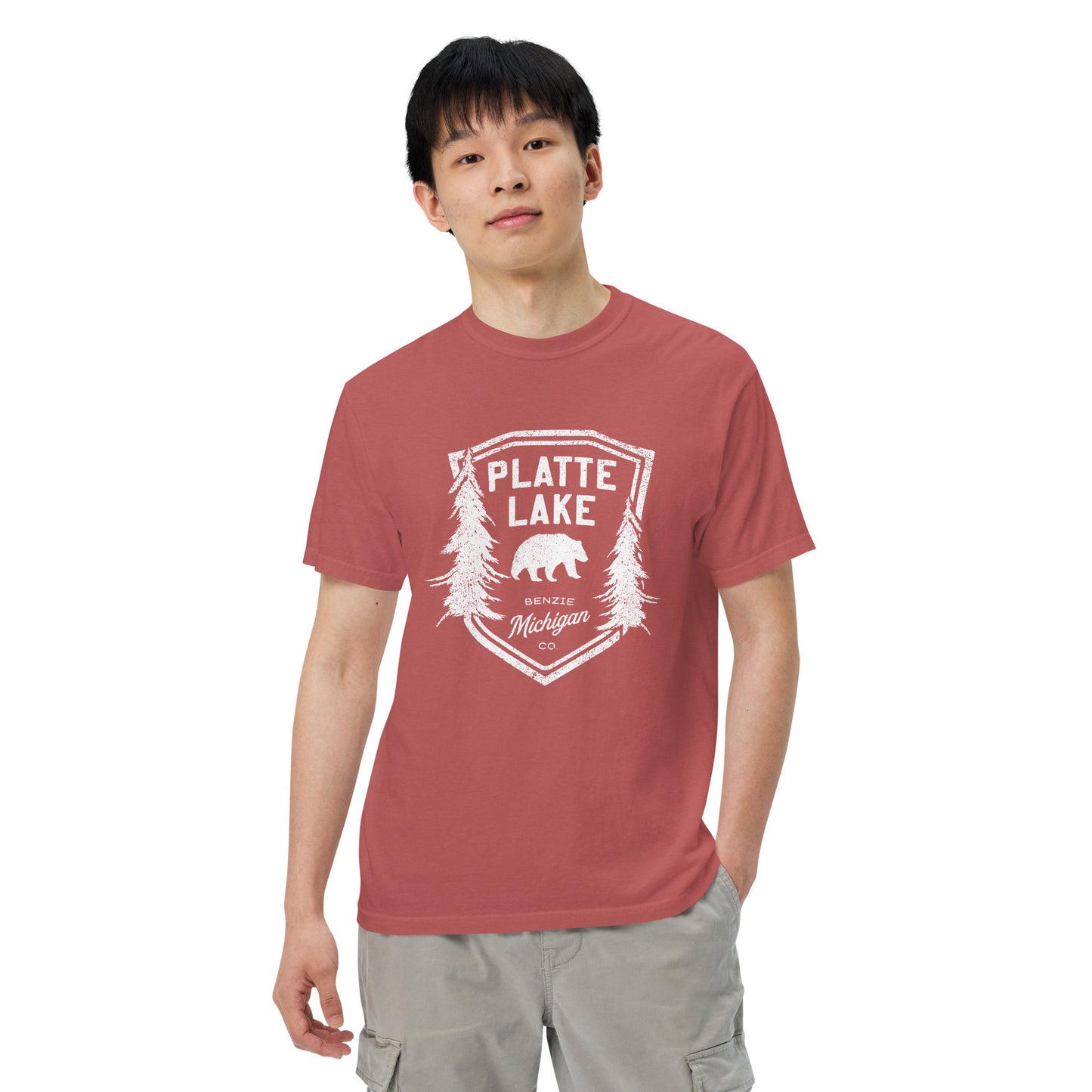 Platte Bear - Unisex (Comfort Color) t-shirt
