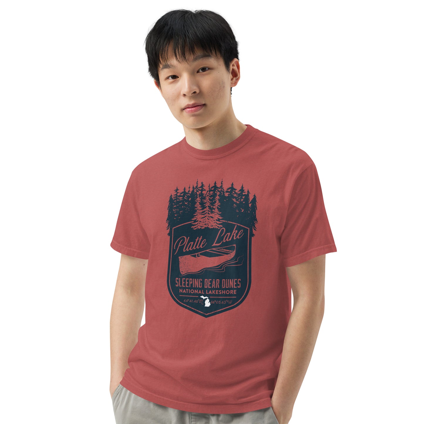 Platte canoe - Unisex (Comfort Color) garment-dyed t-shirt
