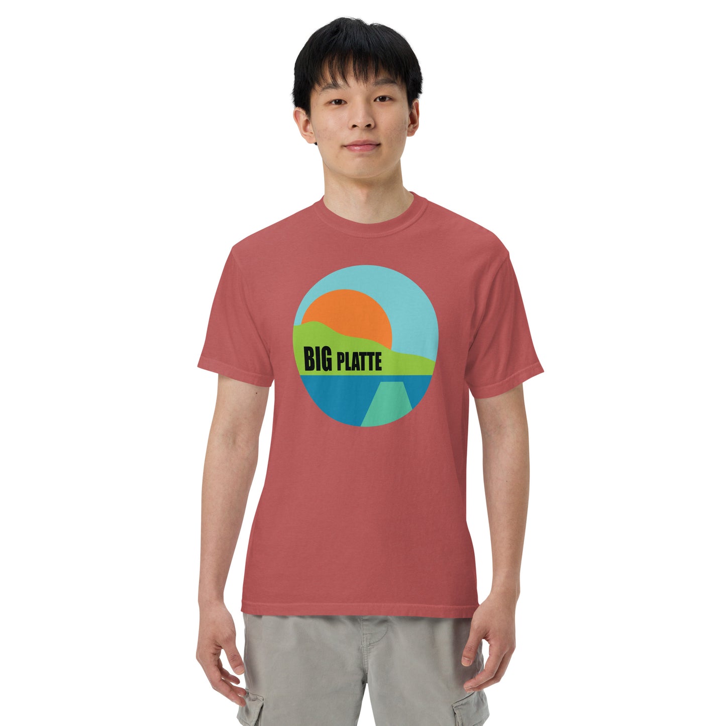 Big Platte Unisex garment-dyed heavyweight t-shirt