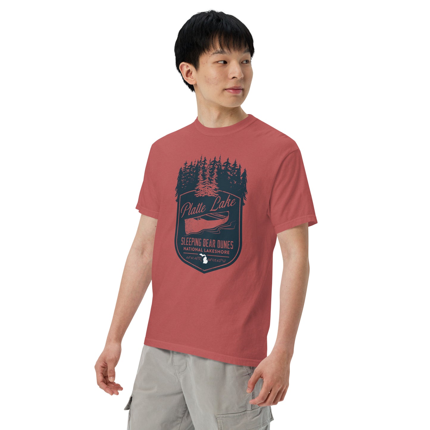 Platte canoe - Unisex (Comfort Color) garment-dyed t-shirt