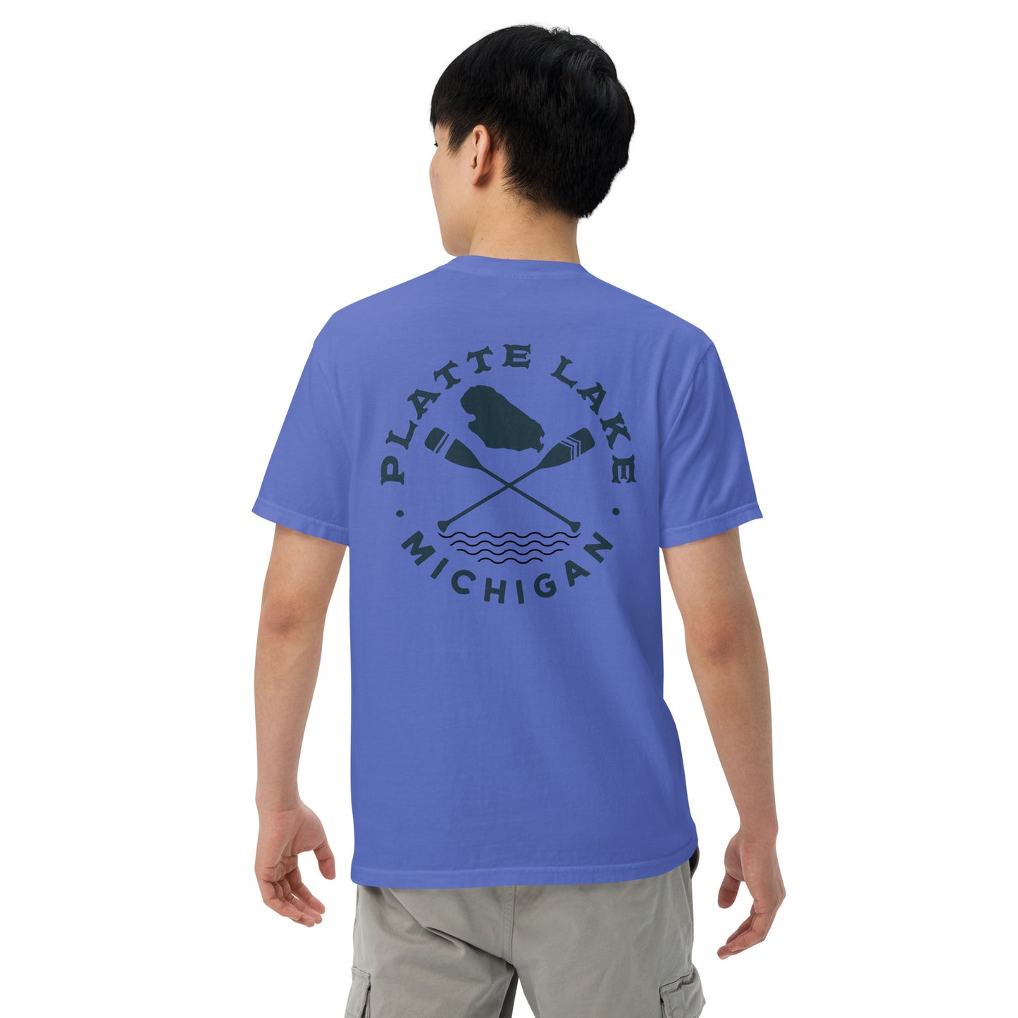 Platte Cross Paddles Unisex (Comfort Colors) t-shirt