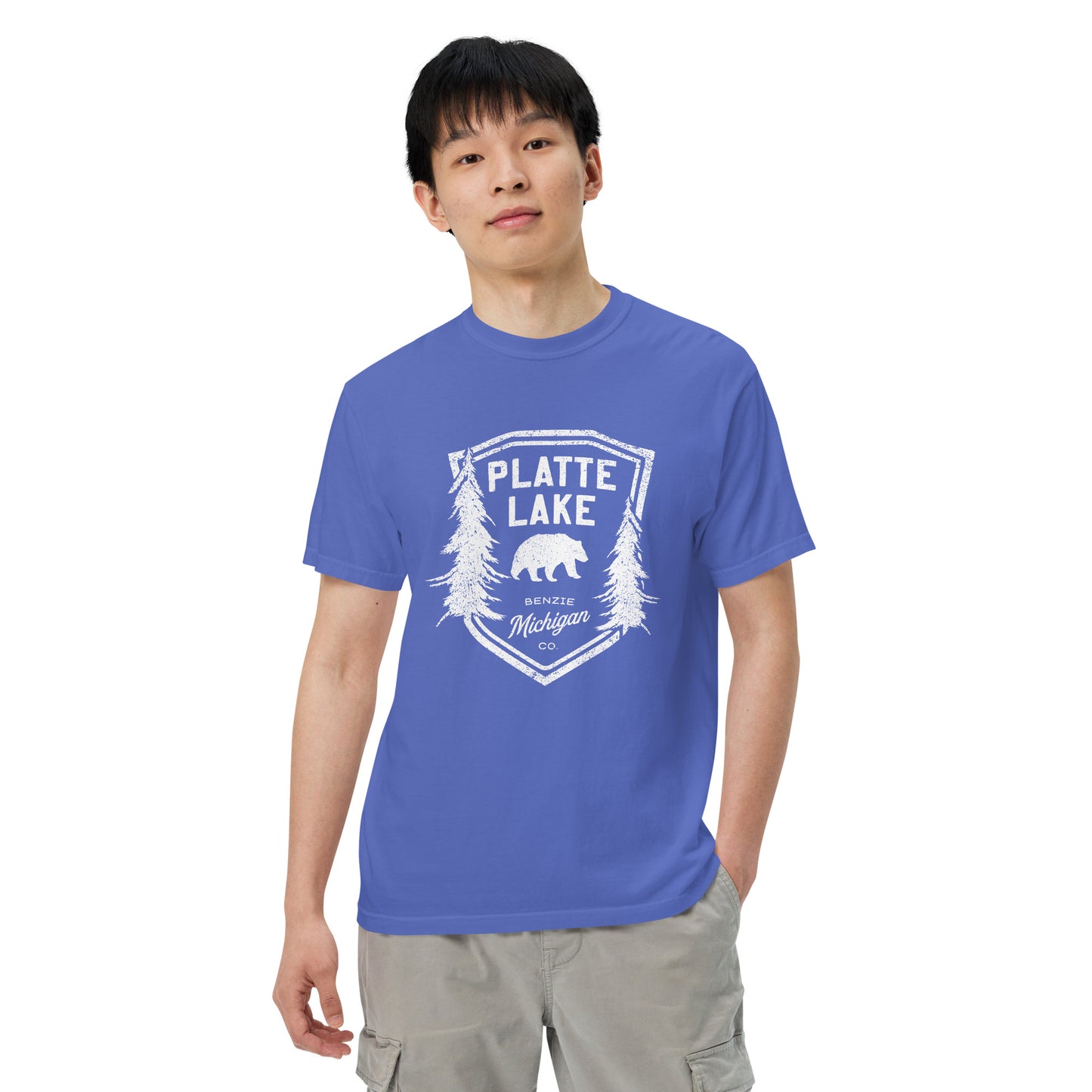 Platte Bear - Unisex (Comfort Color) t-shirt