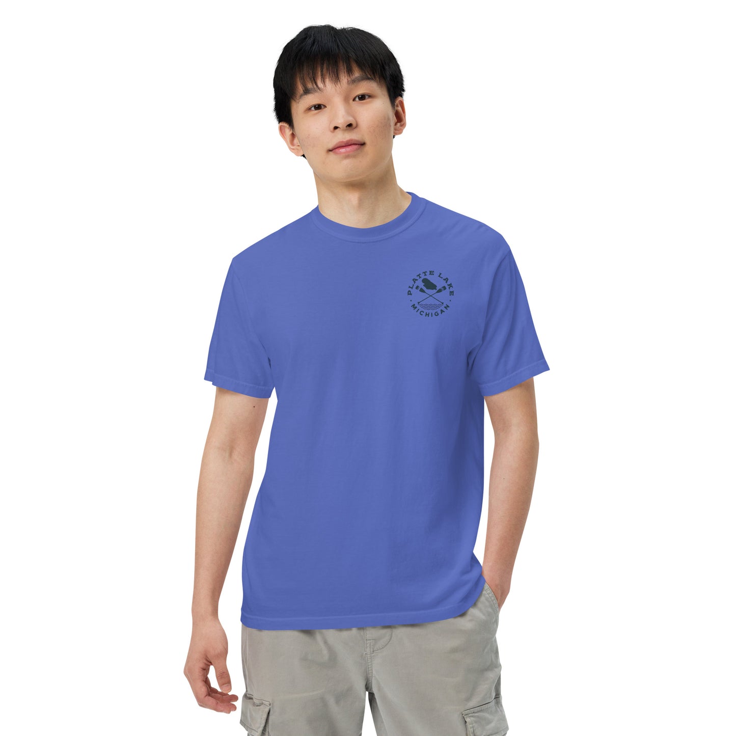 Platte Cross Paddles Unisex (Comfort Colors) t-shirt