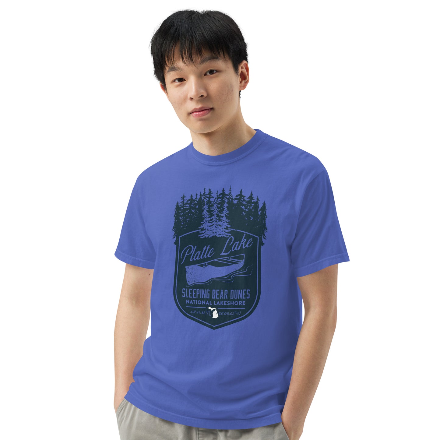 Platte canoe - Unisex (Comfort Color) garment-dyed t-shirt