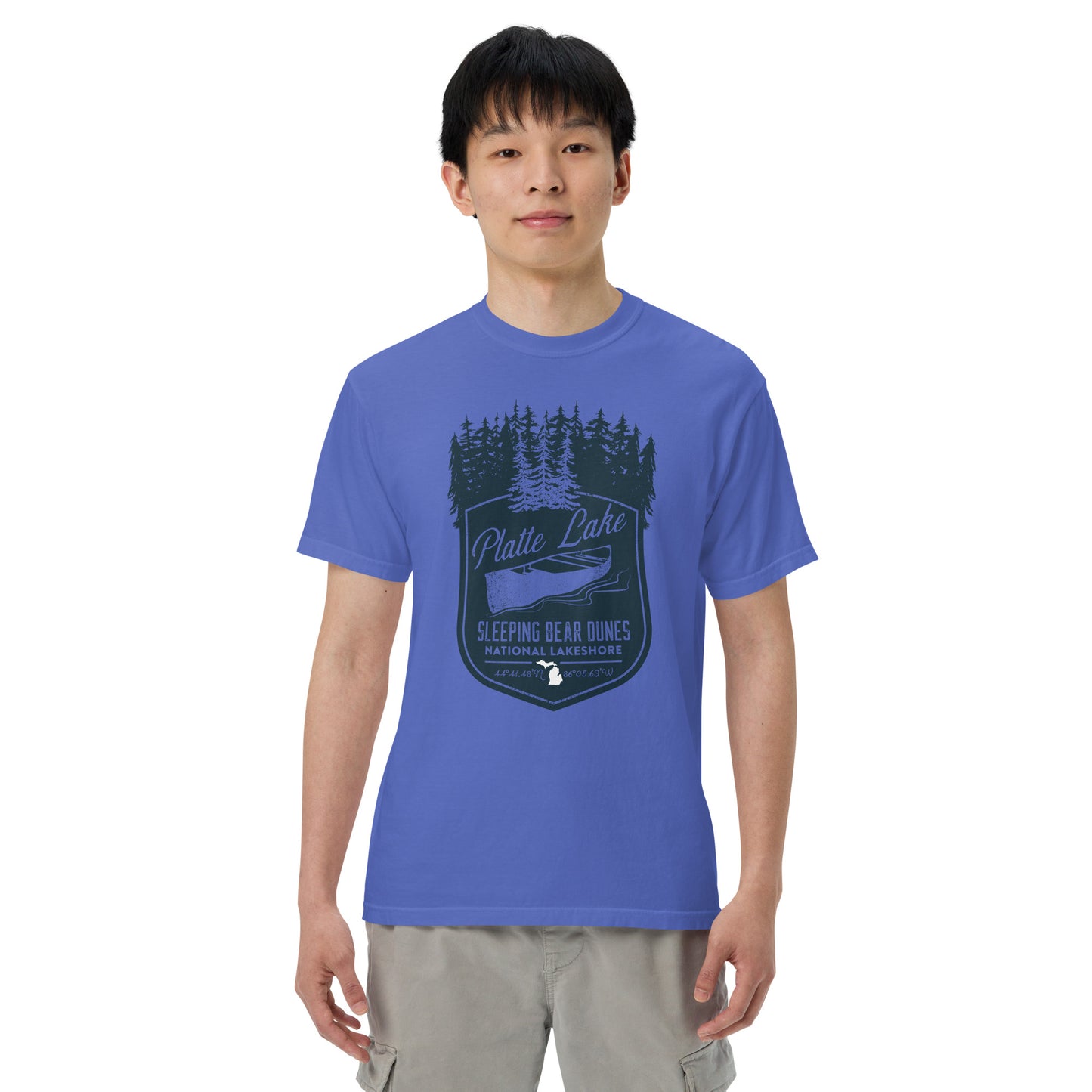Platte canoe - Unisex (Comfort Color) garment-dyed t-shirt