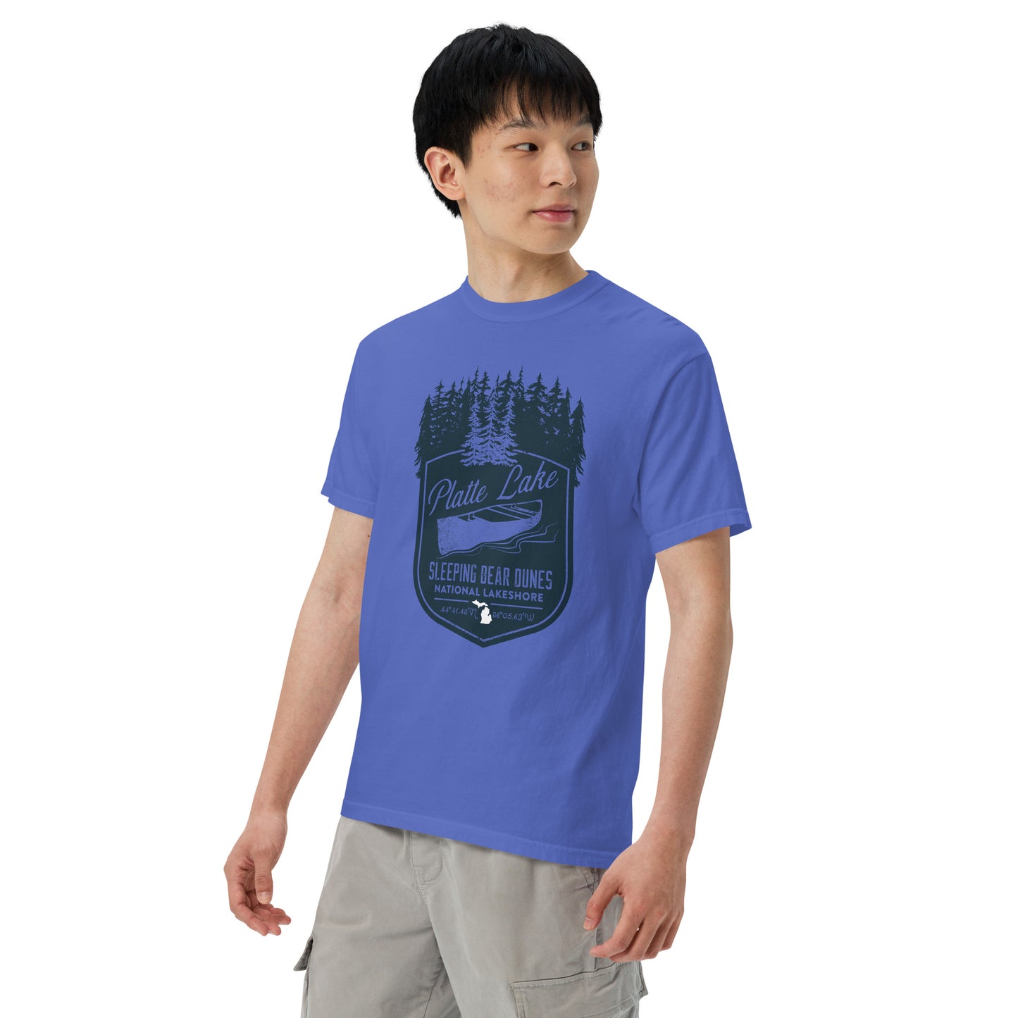 Platte canoe - Unisex (Comfort Color) garment-dyed t-shirt