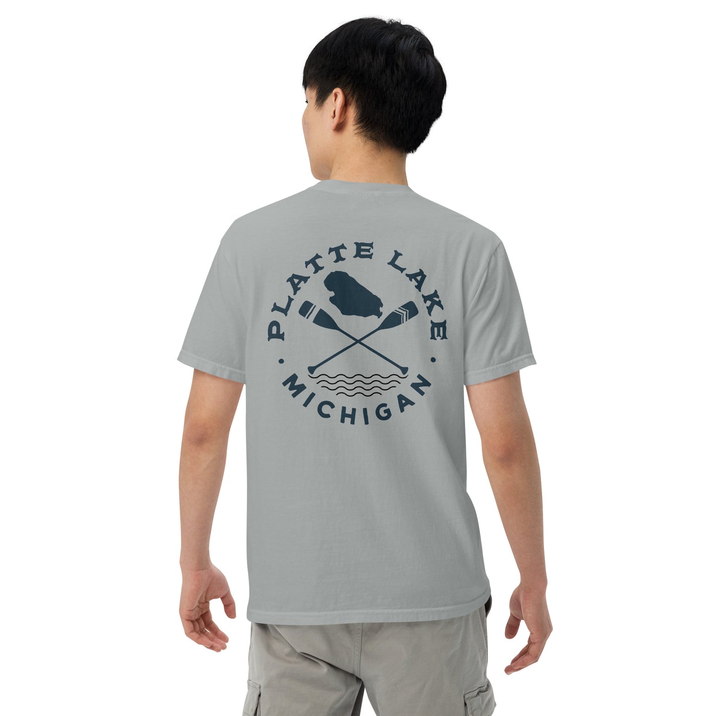 Platte Cross Paddles Unisex (Comfort Colors) t-shirt