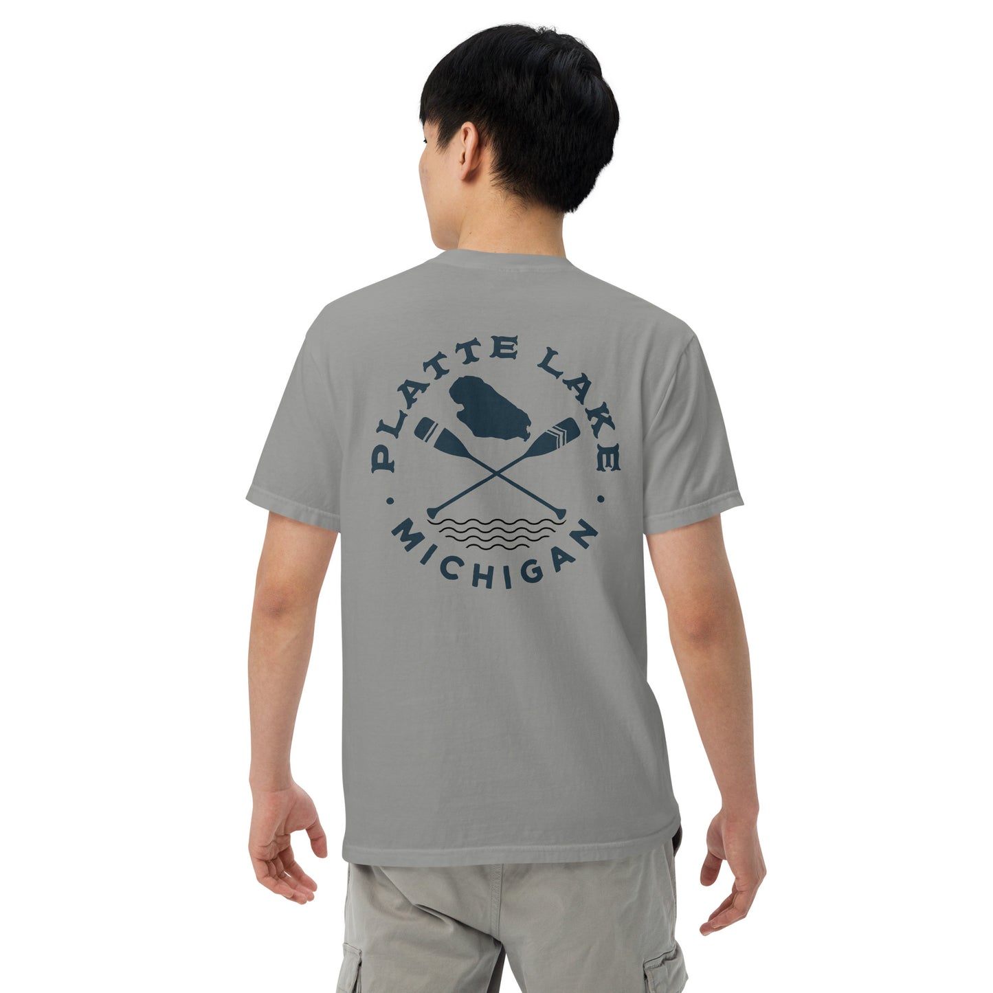 Platte Cross Paddles Unisex (Comfort Colors) t-shirt
