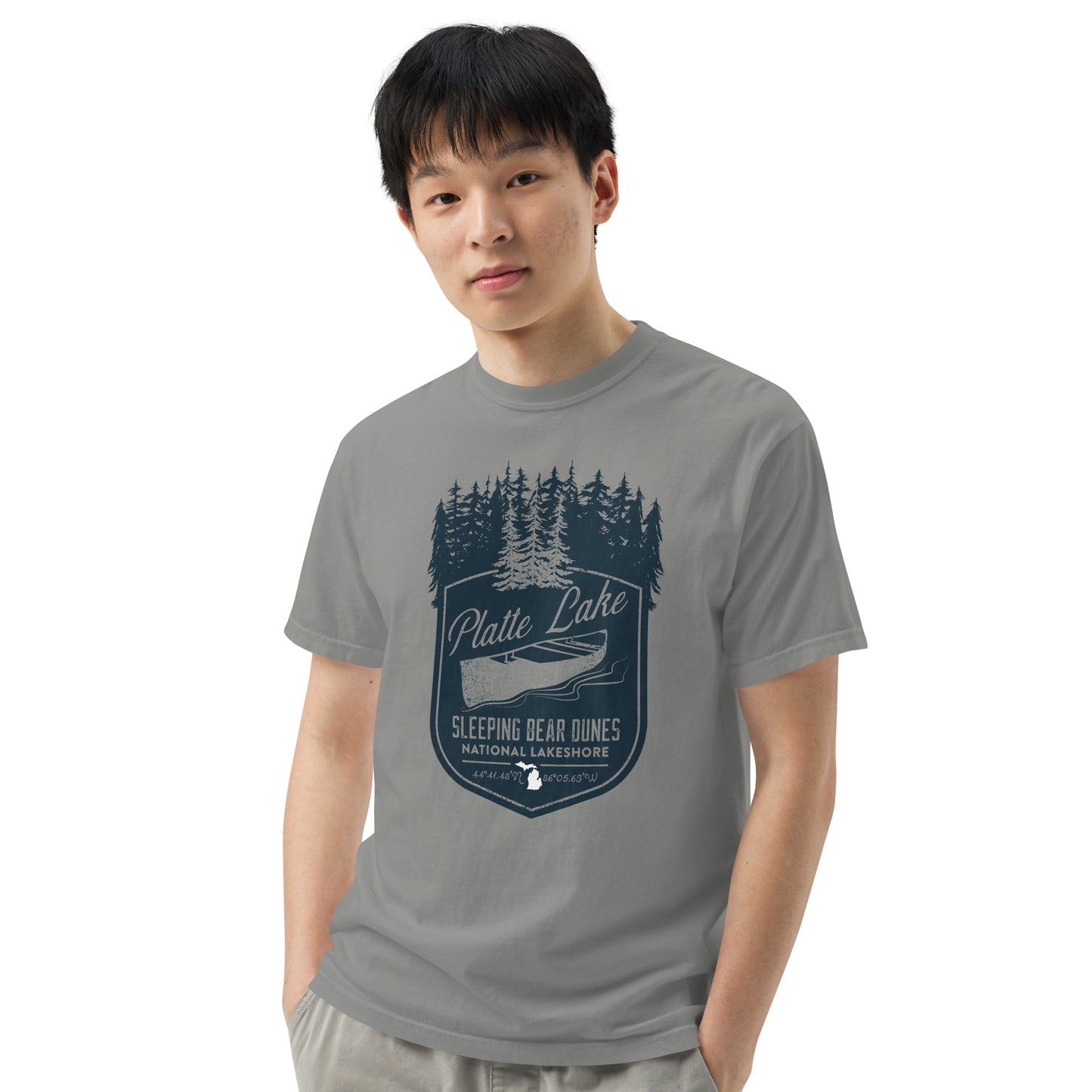 Platte canoe - Unisex (Comfort Color) garment-dyed t-shirt