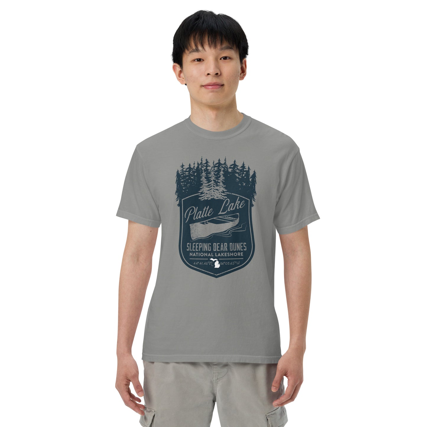Platte canoe - Unisex (Comfort Color) garment-dyed t-shirt