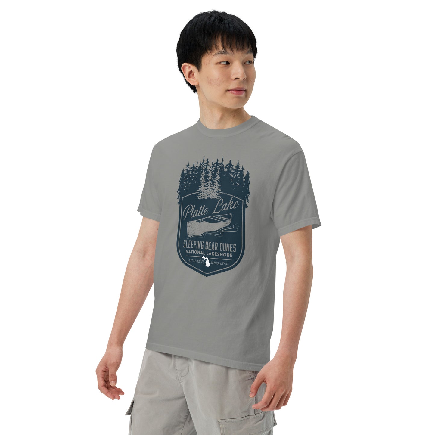 Platte canoe - Unisex (Comfort Color) garment-dyed t-shirt