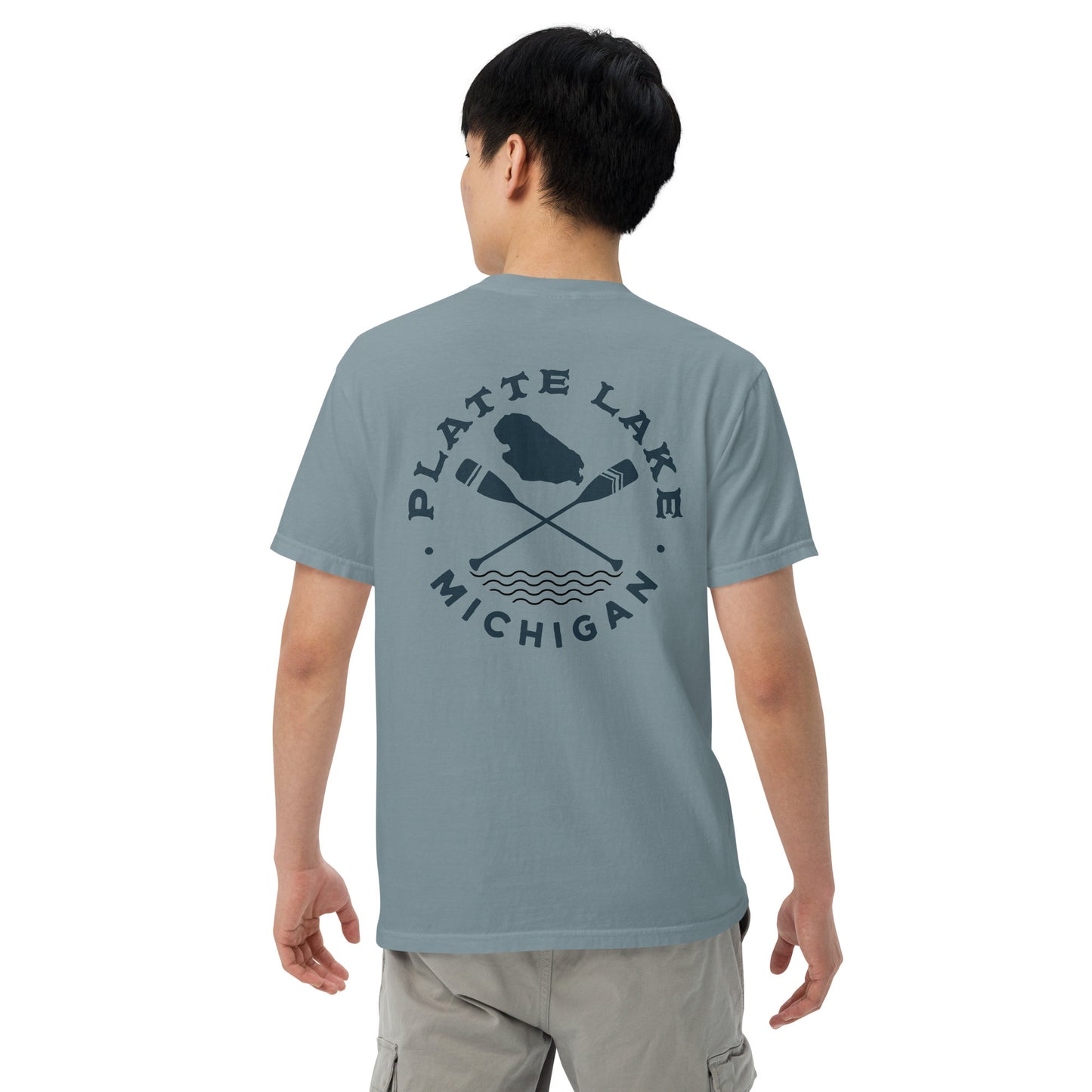 Platte Cross Paddles Unisex (Comfort Colors) t-shirt